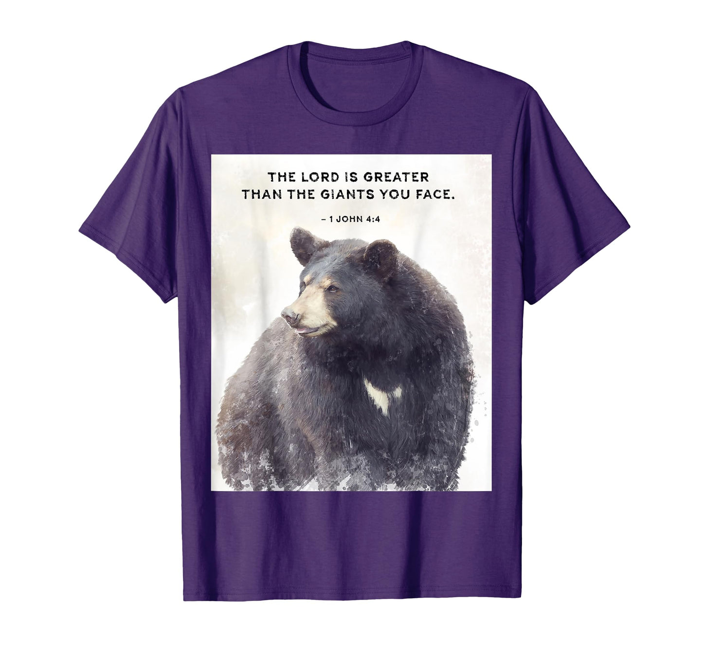 1 John 4 Christian Quote - The Lord is Greater T-Shirt