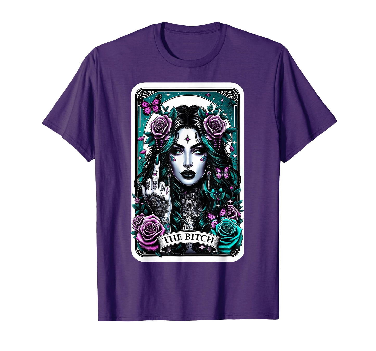 The Bitch Tarot Card T-Shirt