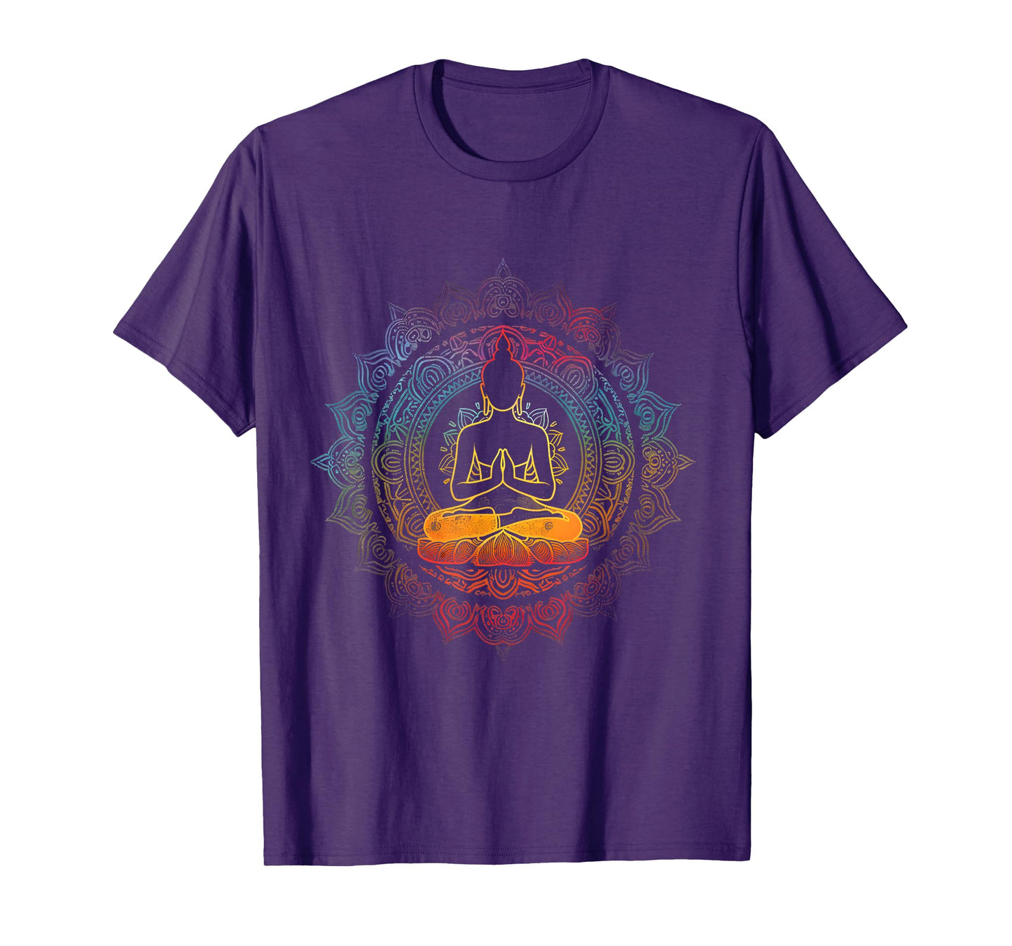 Zen Buddha Meditation Mandala Spiritual Buddhist Hindu T-Shirt
