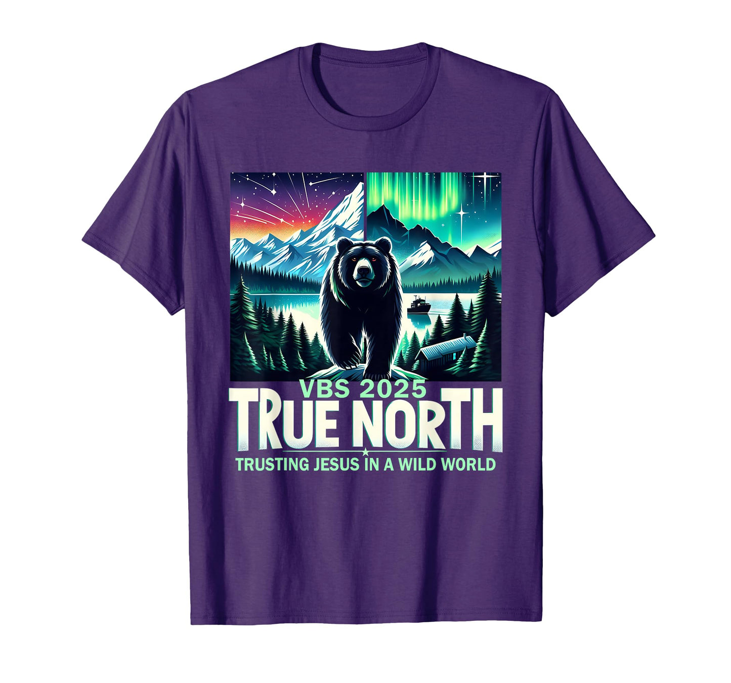 True North VBS 2025 Christian Trusting Jesus Wilderness T-Shirt