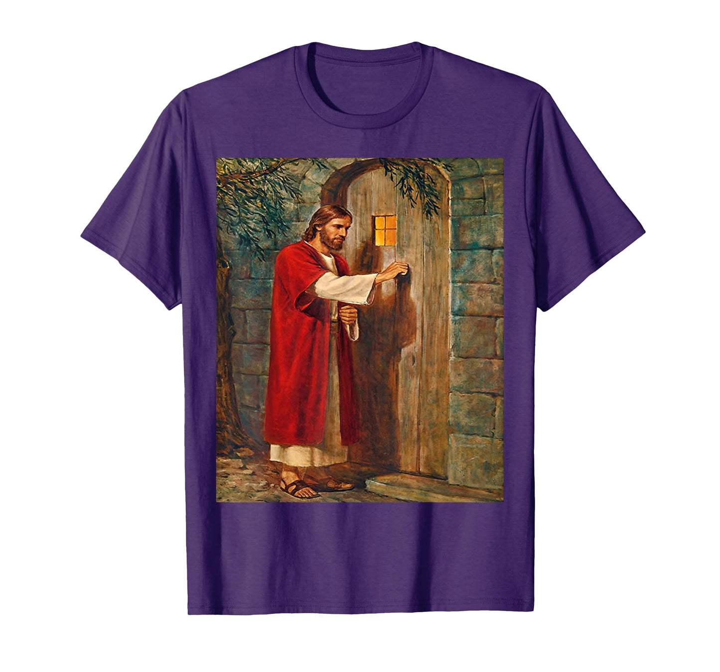 Jesus Christ Knocks On The Door Christian Bible Verses T-Shirt