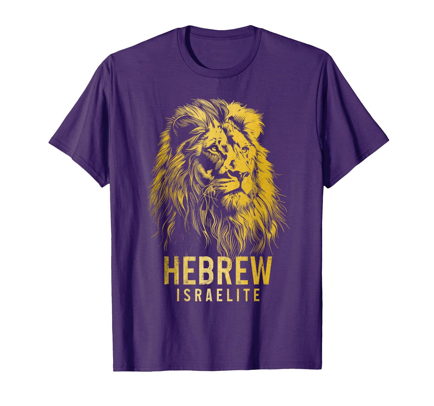 Hebrew Israelite Lion Of Judah Tribe YHWH Jew Jewish Yah T-Shirt