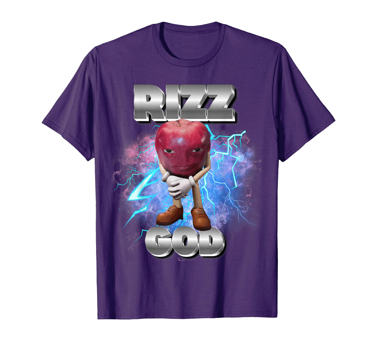 Rizz God Rizz Apple Funny Memes Internet Memes Gen-Z Memes T-Shirt