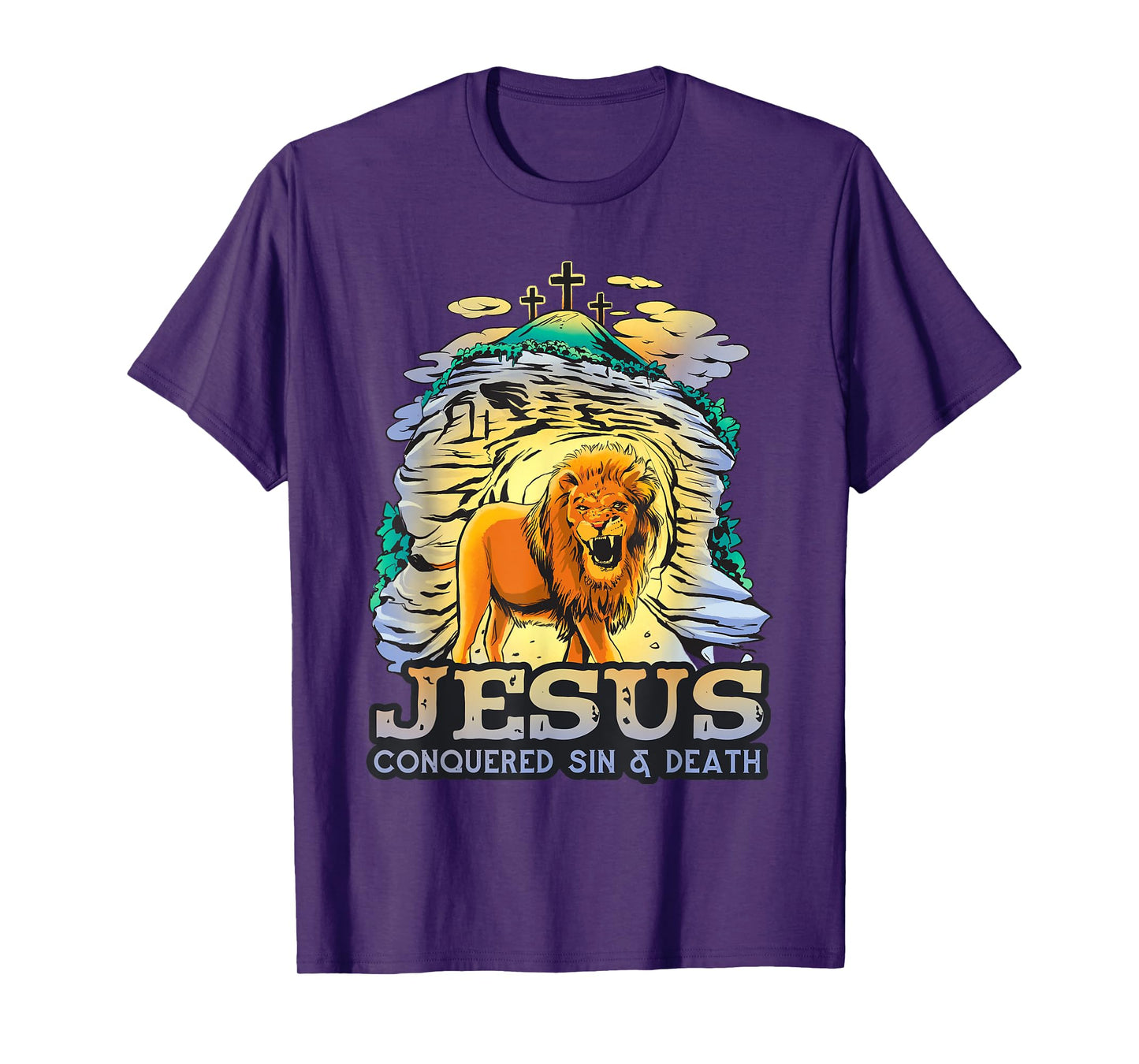 Jesus Conquered Sin and Death Powerful Symbolism of Victory T-Shirt