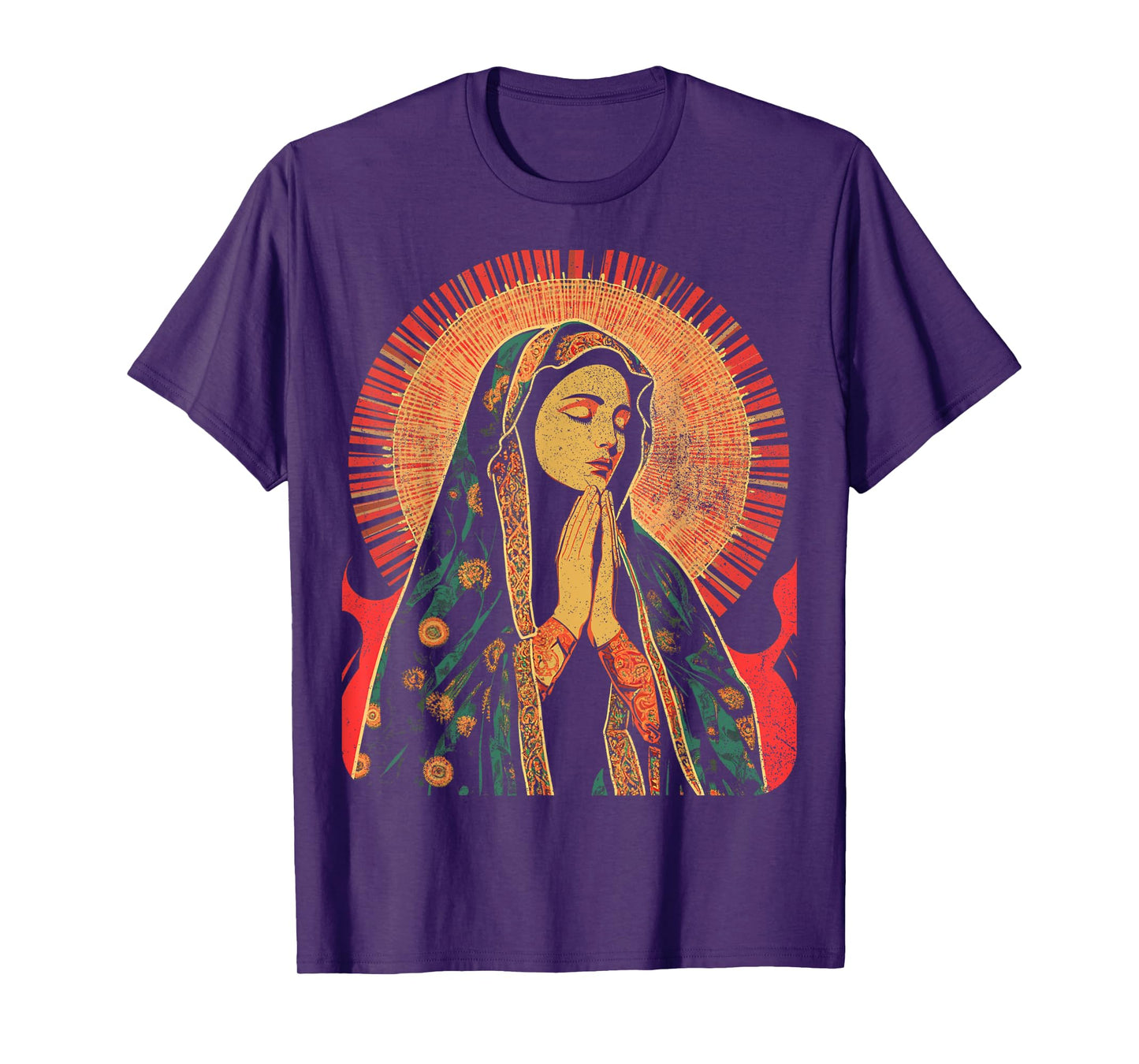 Christian The Virgin Mary Praying T-Shirt