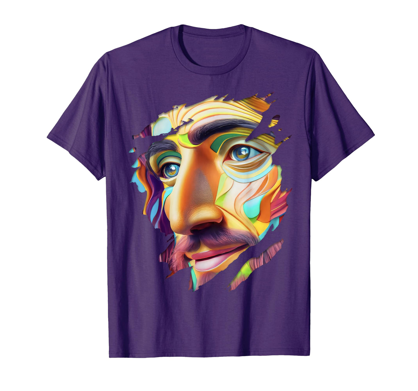God Jesus Holy Spirit Yahweh Holy Bible Colorful Christian T-Shirt