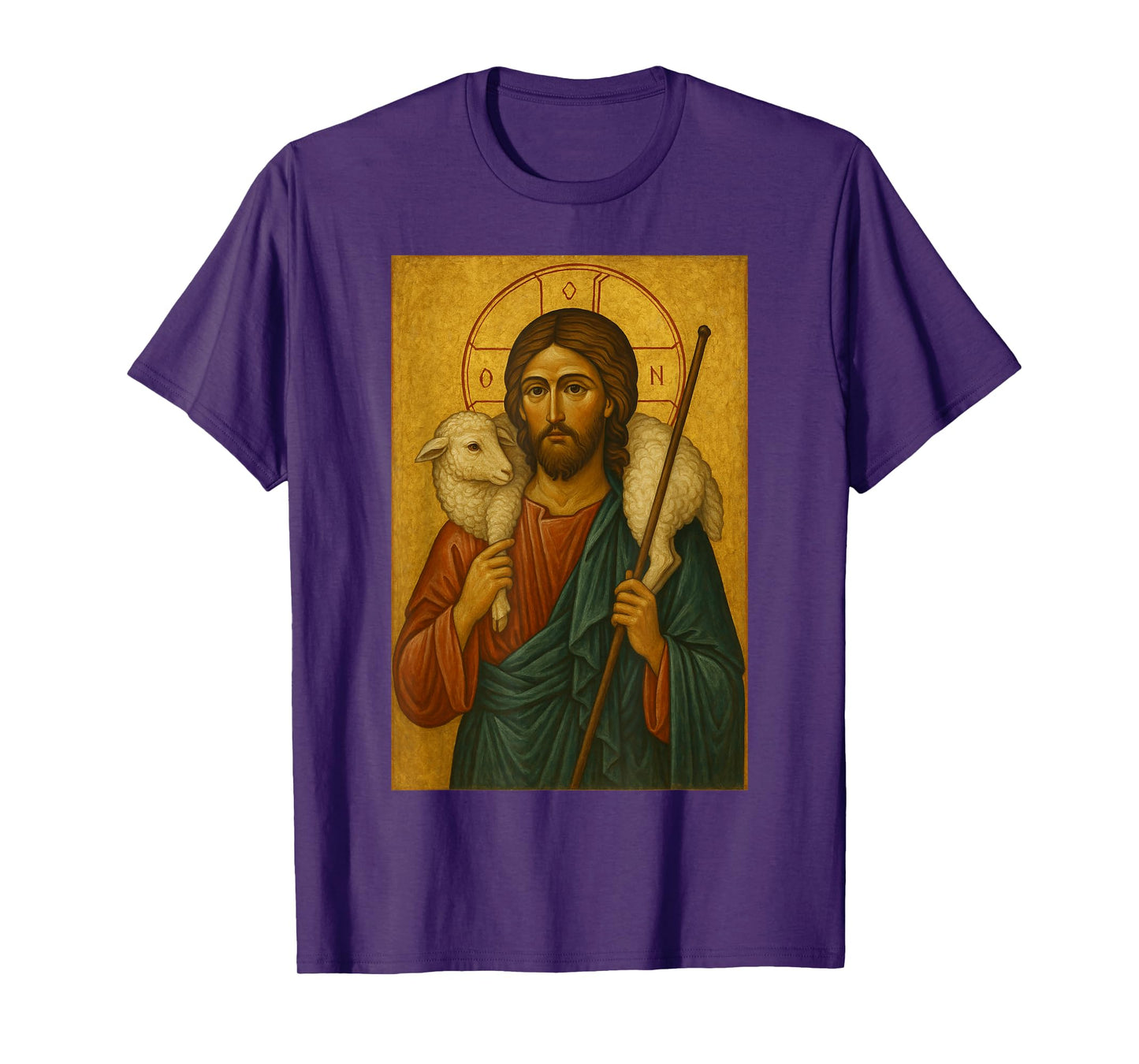 Orthodox Icon of Jesus Christ The Good Shepherd T-Shirt