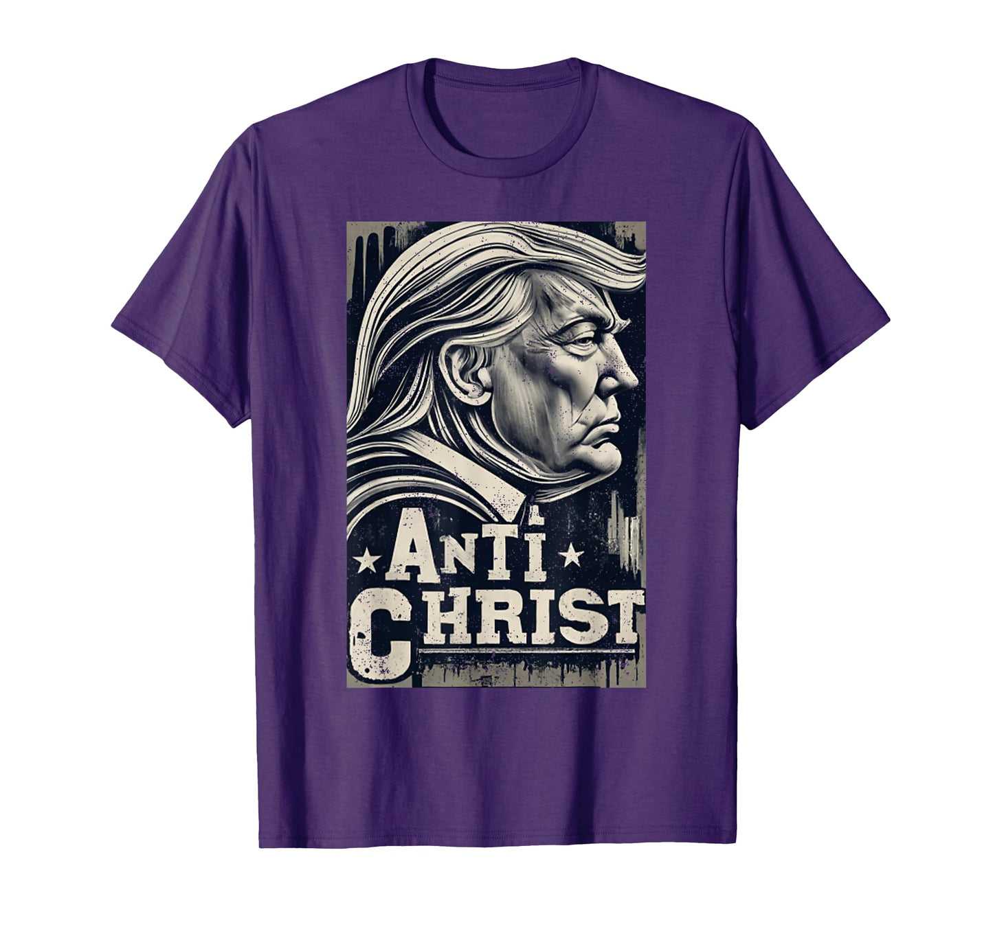 Funny Trump Anti Christ Jesus Christian Faith Tee T-Shirt