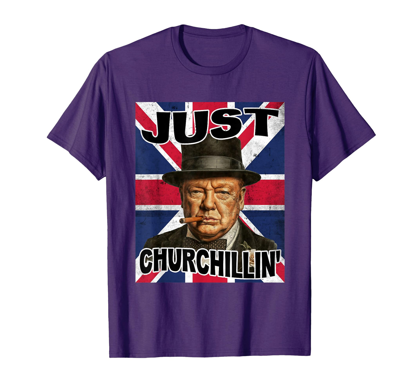 Retro Winston Churchill Shirt Costume For Kids Boys Men T-Shirt