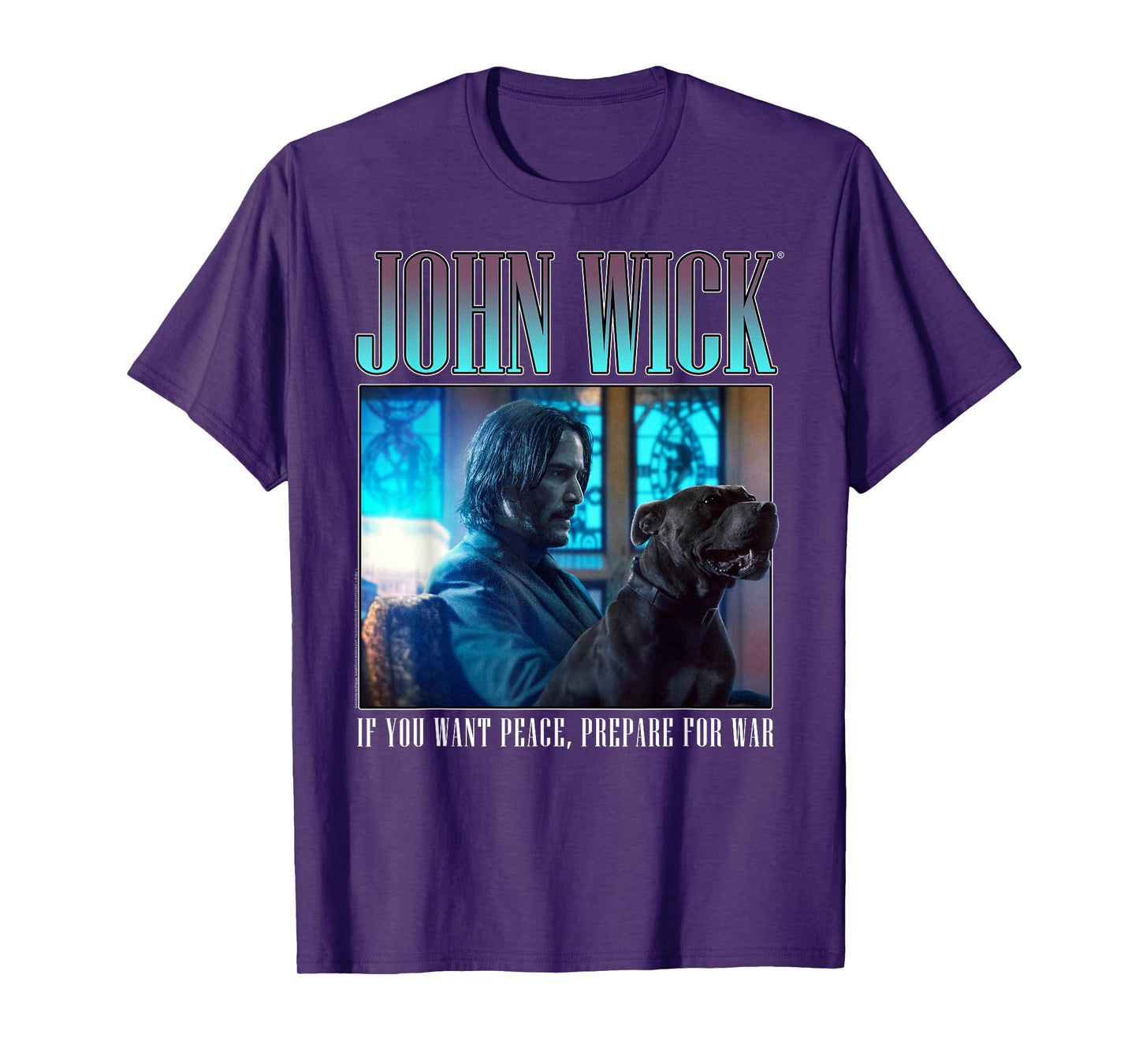 John Wick 90's Bootleg Prepare for War Dog Action Movie T-Shirt for Men Women