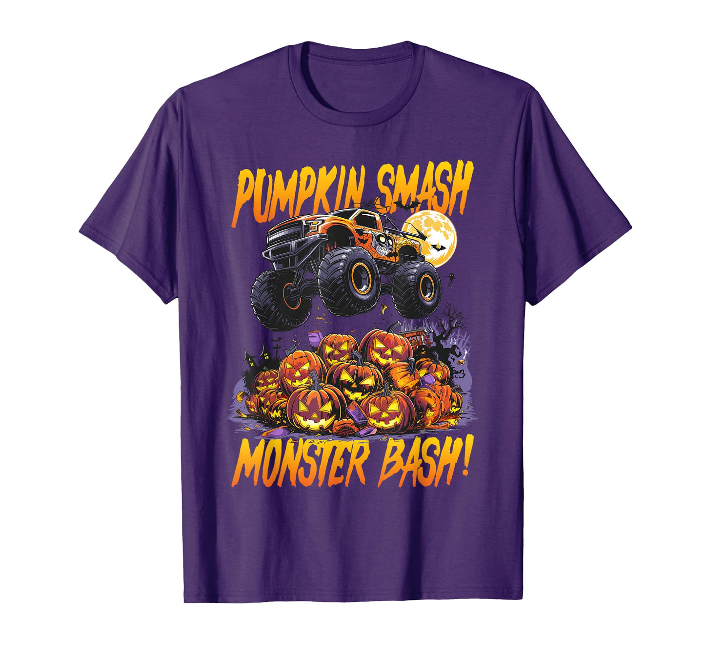 Monster Truck Halloween Pumpkin Smash, Monster Bash! T-Shirt