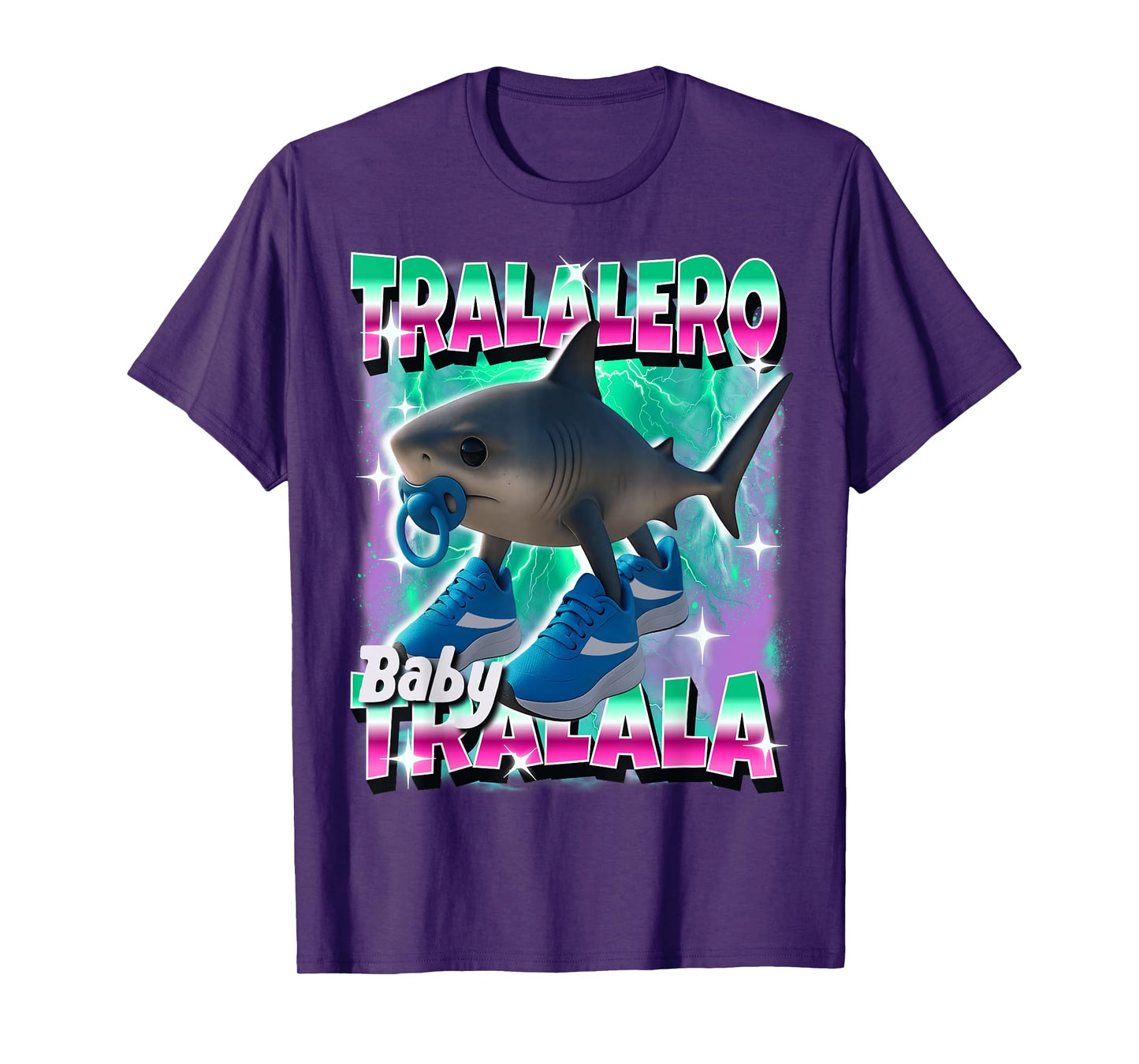Tralalero Tralala Italian-Brainrot He Loves And Obeys God T-Shirt