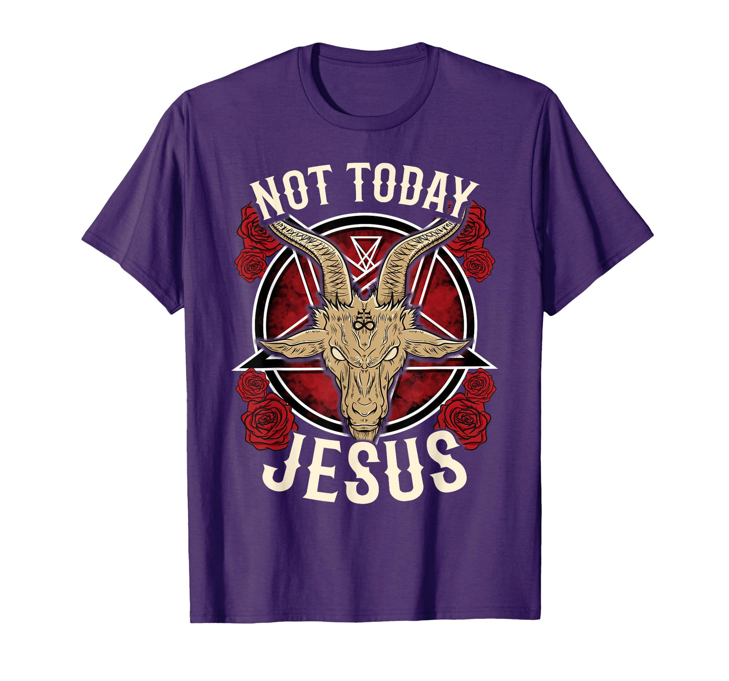 Not Today Jesus I Satanic Atheist T-Shirt