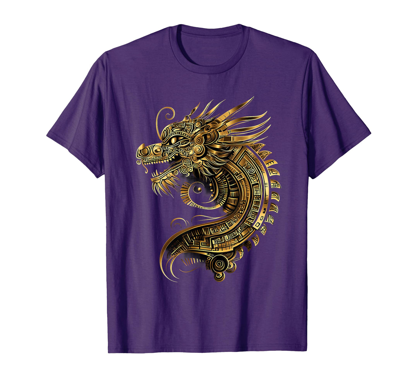 Aztec Mexican Mythology Aztec God Toltec Inca Dragon Mayan T-Shirt