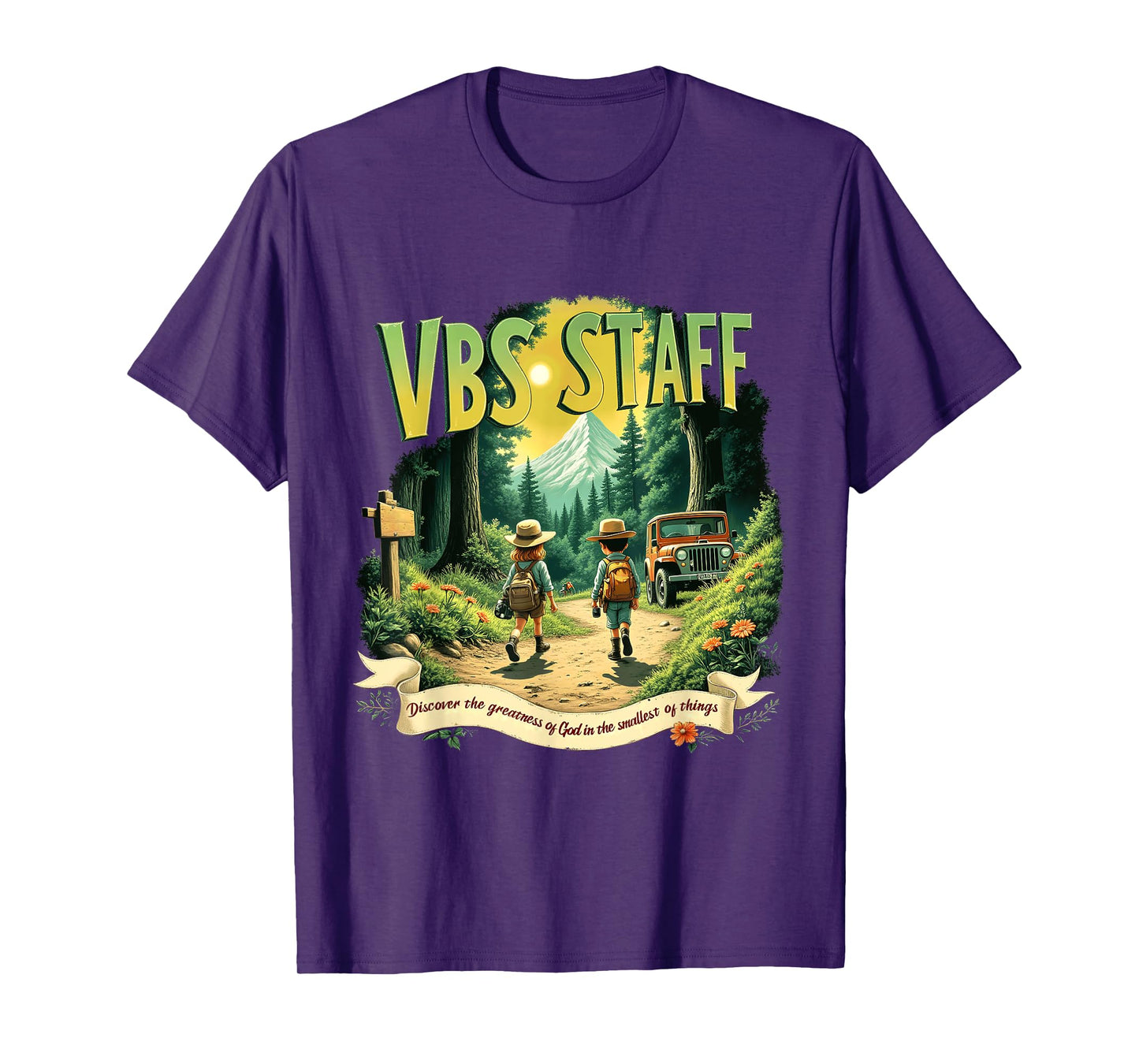 Team Adventure Magnified Smallest VBS Staff 2025 Insects T-Shirt