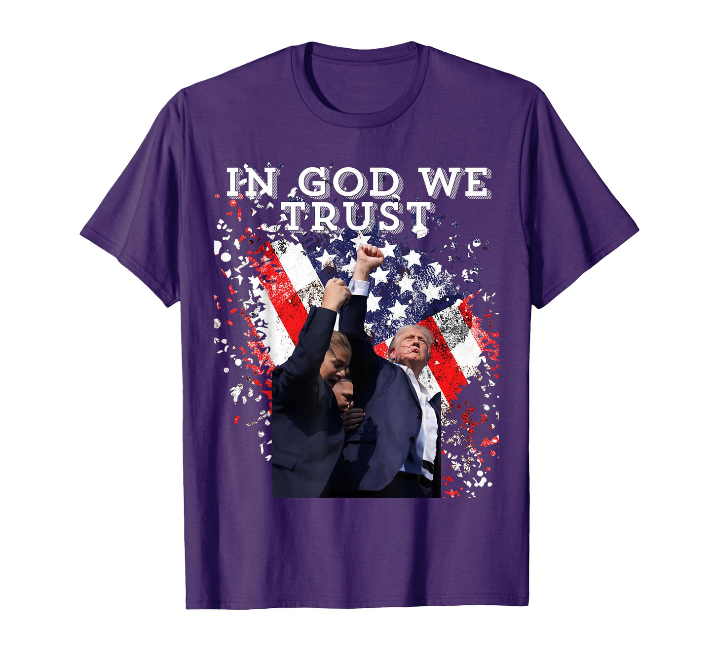 Trump Rally Shooter "In God We Trust" Trump 2024 T-Shirt