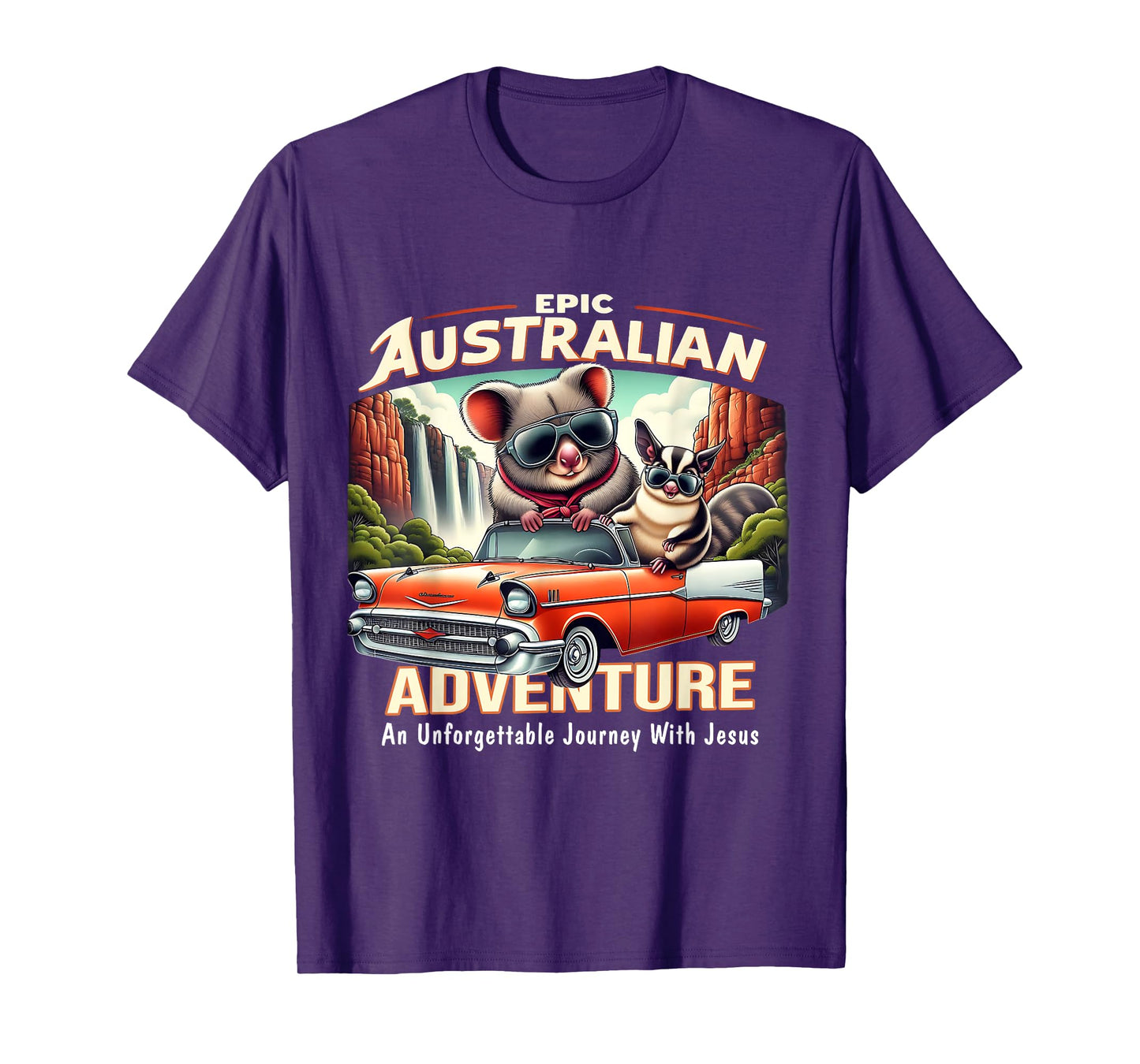 Funny Epic Australian Adventure Jesus VBS 2025 For Kids T-Shirt