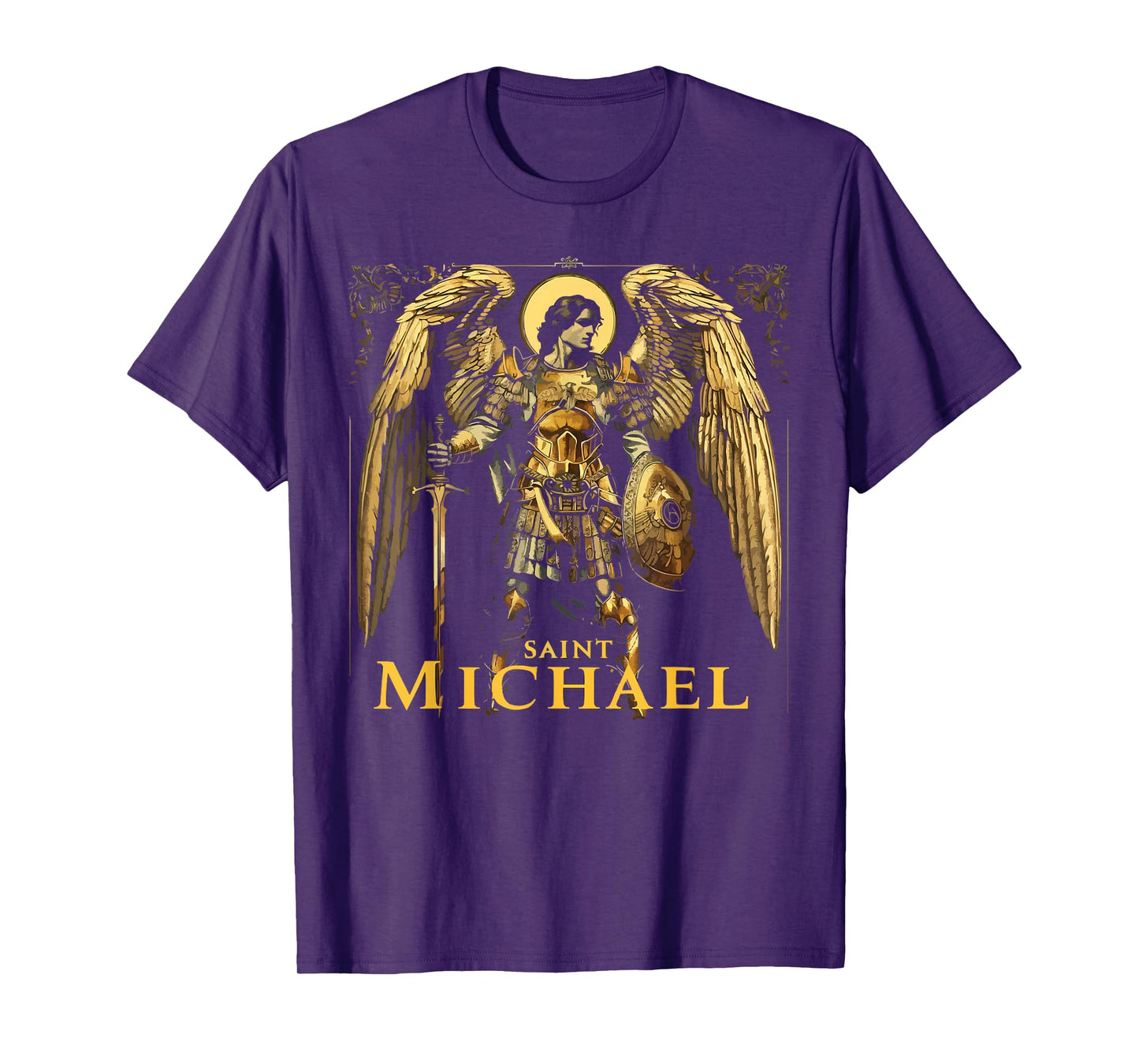 Archangel Catholic Religion Christianity Guardian Angel T-Shirt