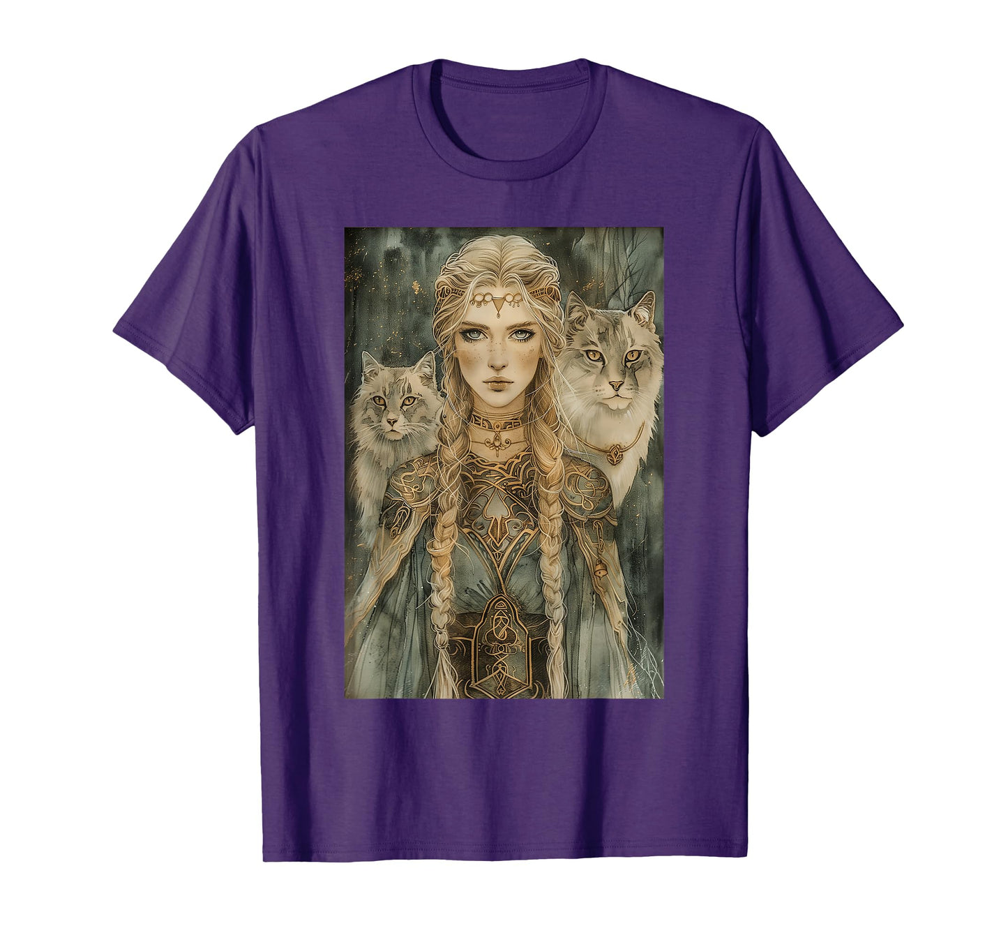 Freyja: Norse Goddess of Witchcraft, Love, and War T-Shirt