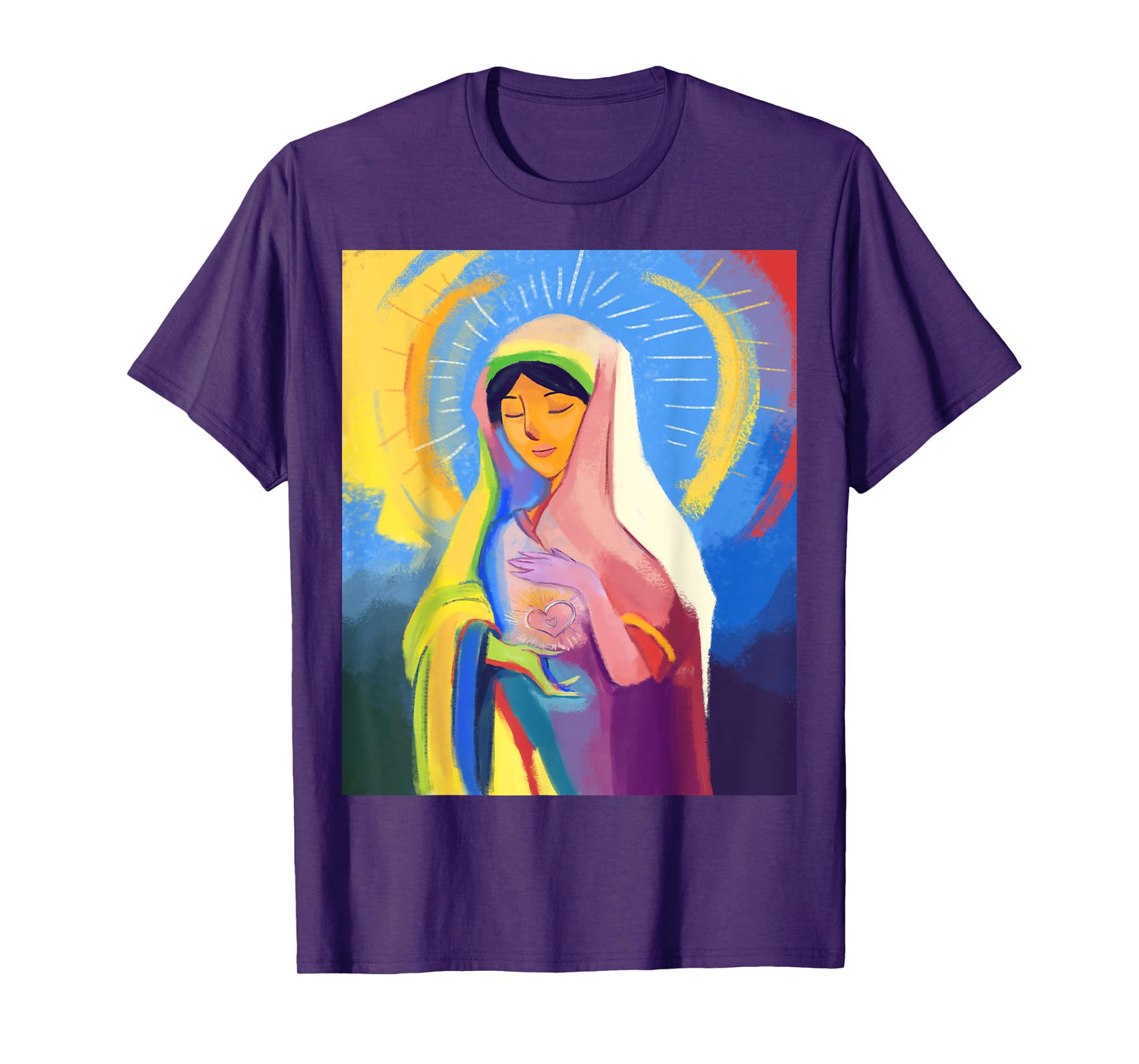 Our Blessed Mother Mary Mother Of Jesus Pro Life Catholic T-Shirt