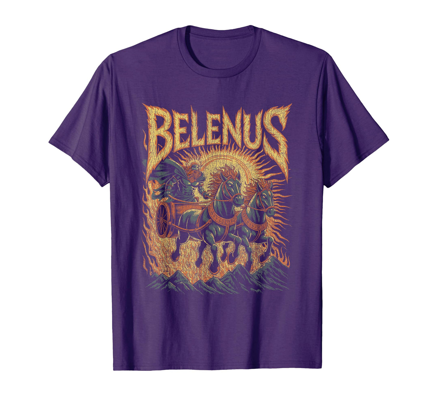 Belenus Celtic Sun God Solar Chariot Mythology T-Shirt