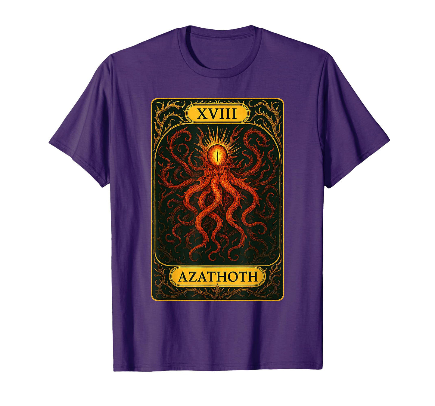 Azathoth Cthulhu Mythos Lovecraftian Necronomicon Tarot T-Shirt