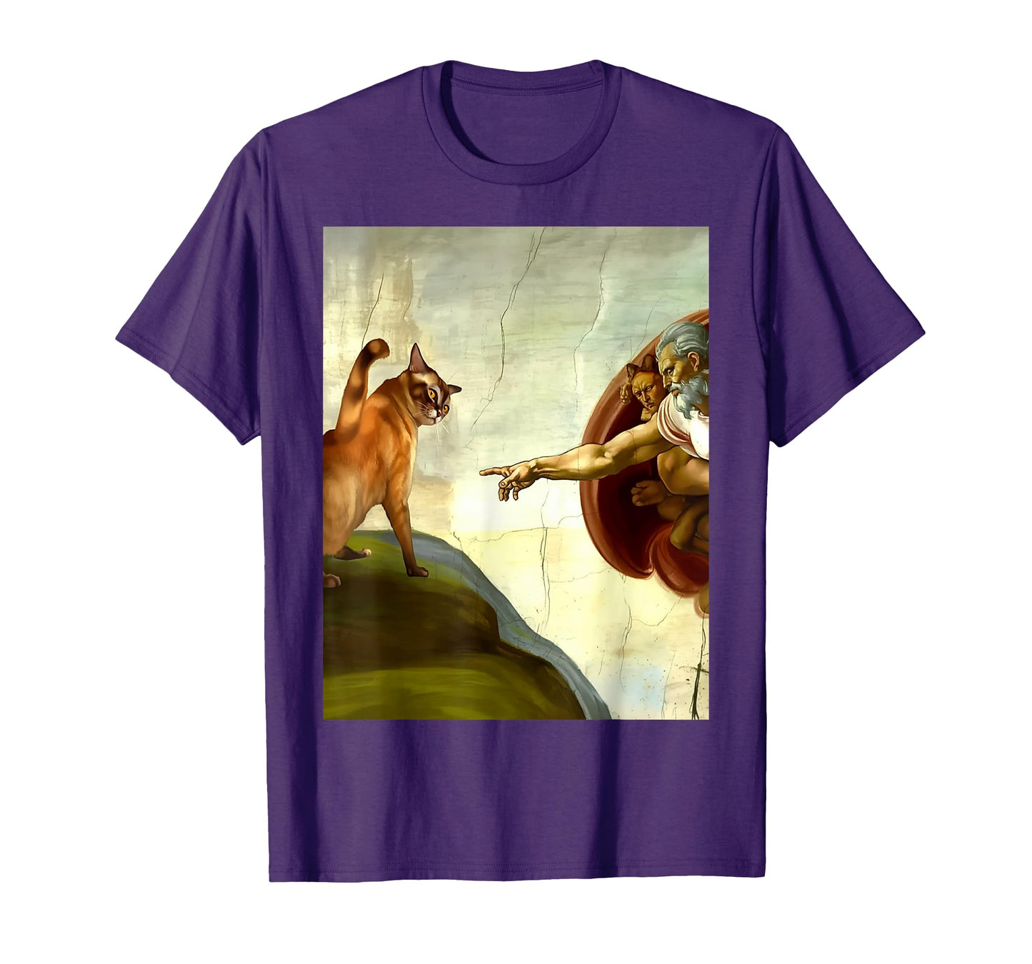 Funny Cat Lovers Creation Parody T-Shirt