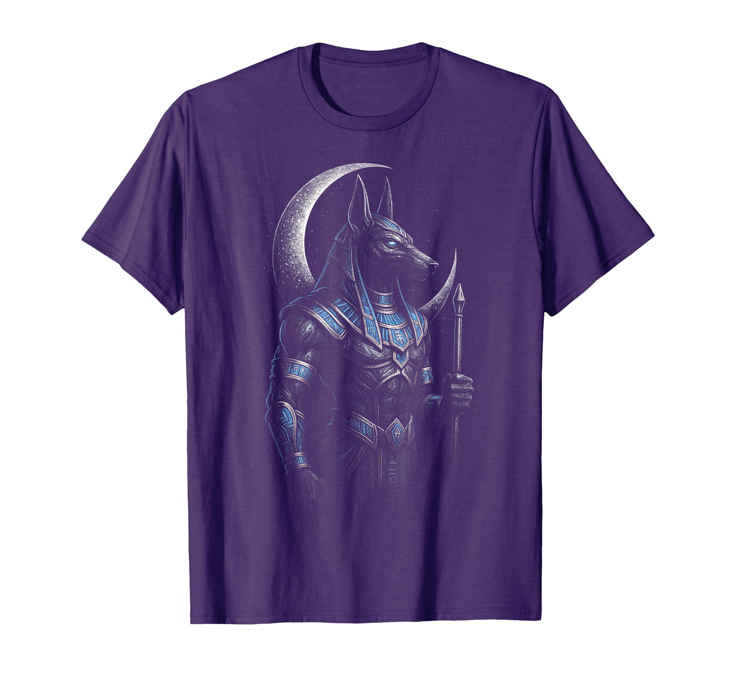 Anubis Egyptian Mythology Warrior God Cosmic T-Shirt
