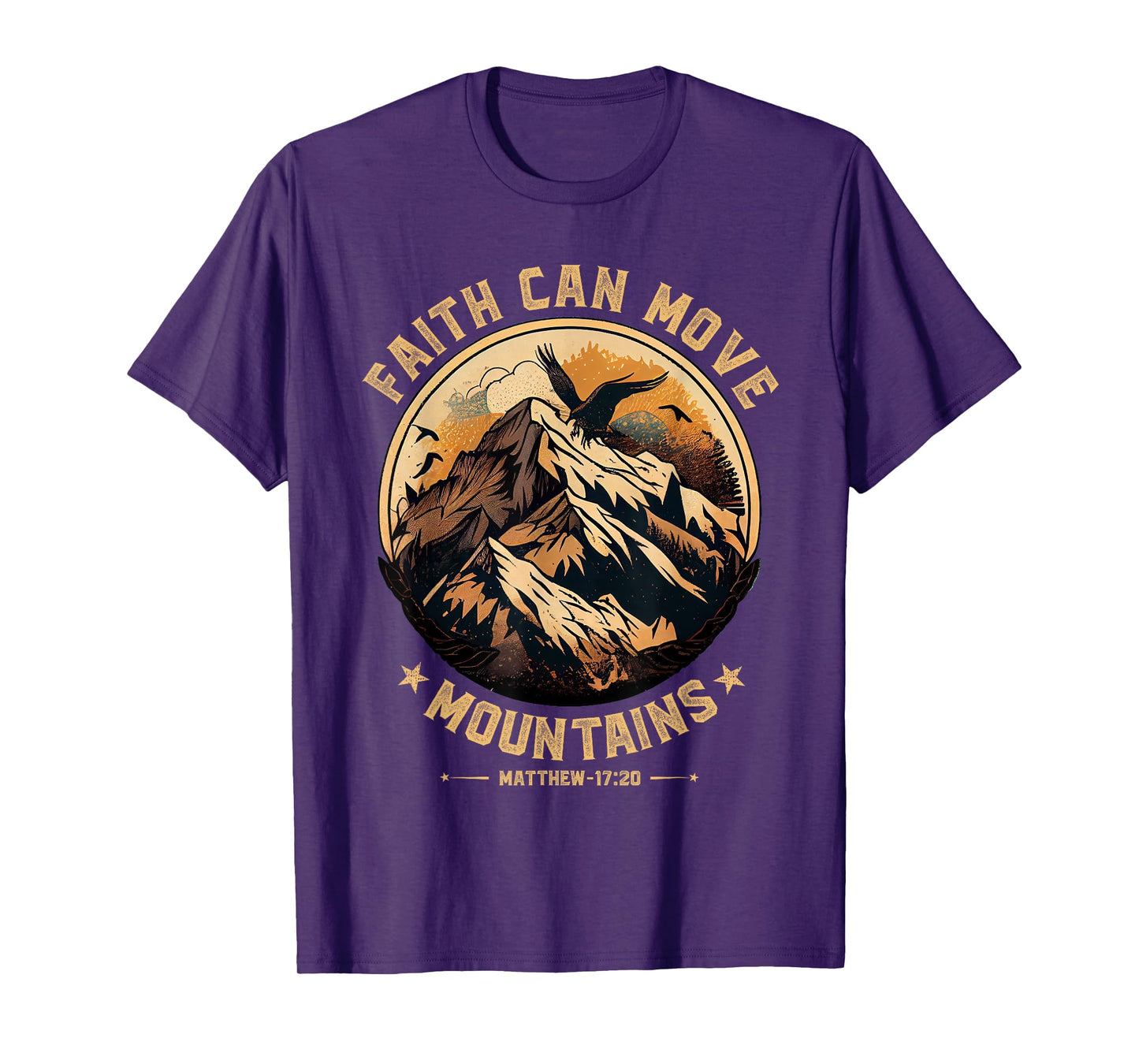 Faith Can Move Mountains Shirt Christian Men Women Kids T-Shirt