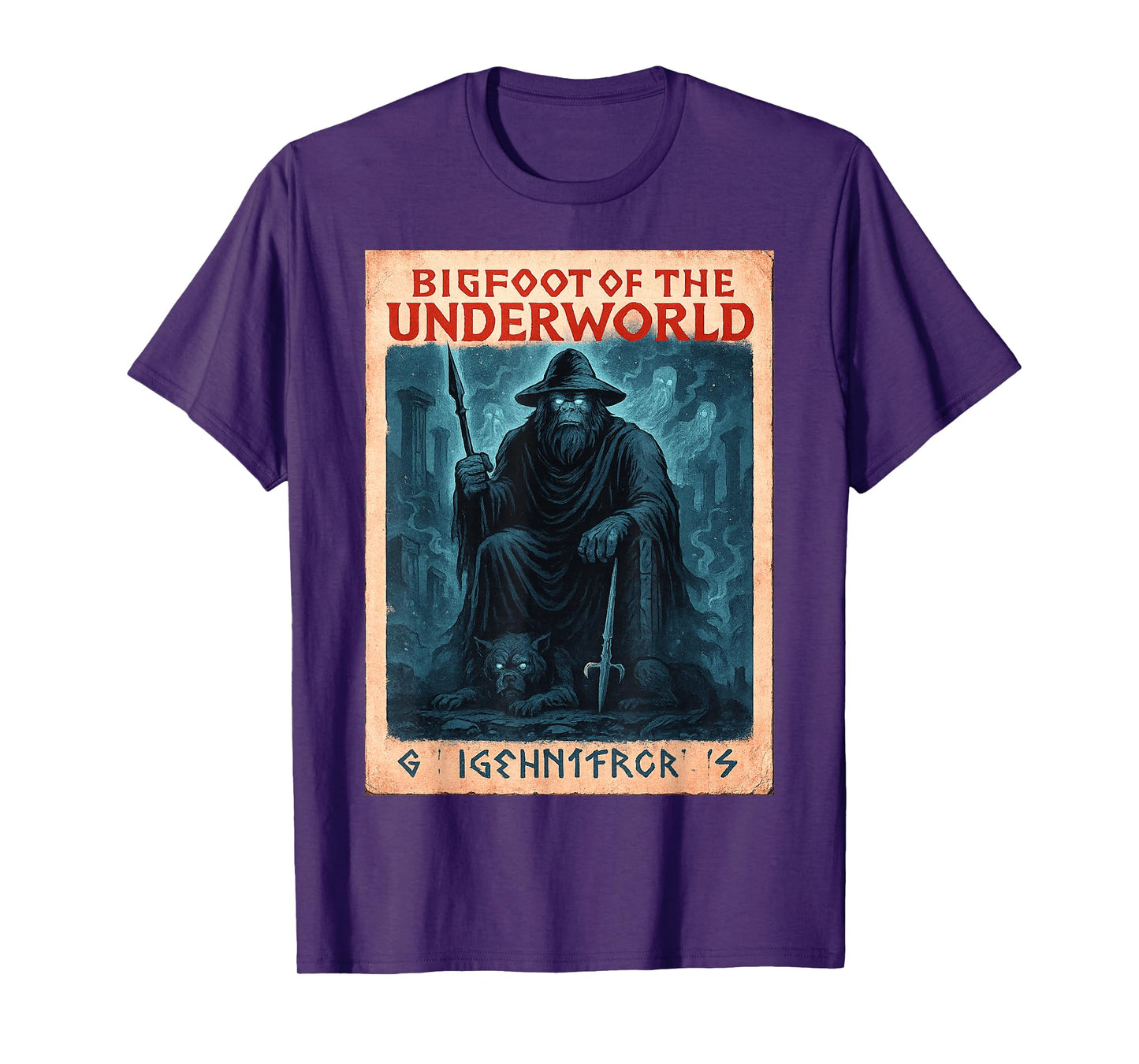 Sasquatch Hades Shirt | Underworld Cryptid God T-Shirt