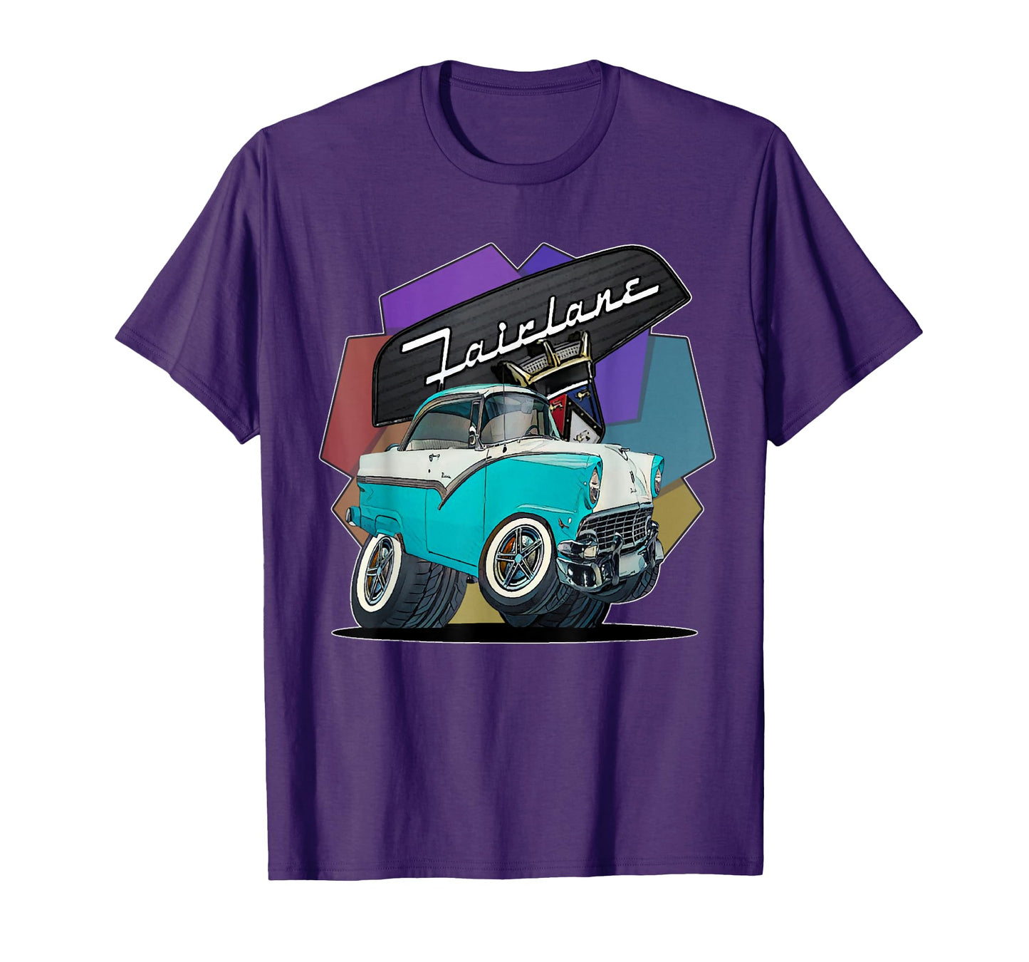 1956 56 fairlane, classic car art T-Shirt