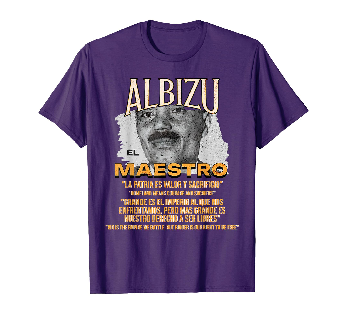 Pedro Albizu Campos El Maestro Puerto Rico Independence T-Shirt