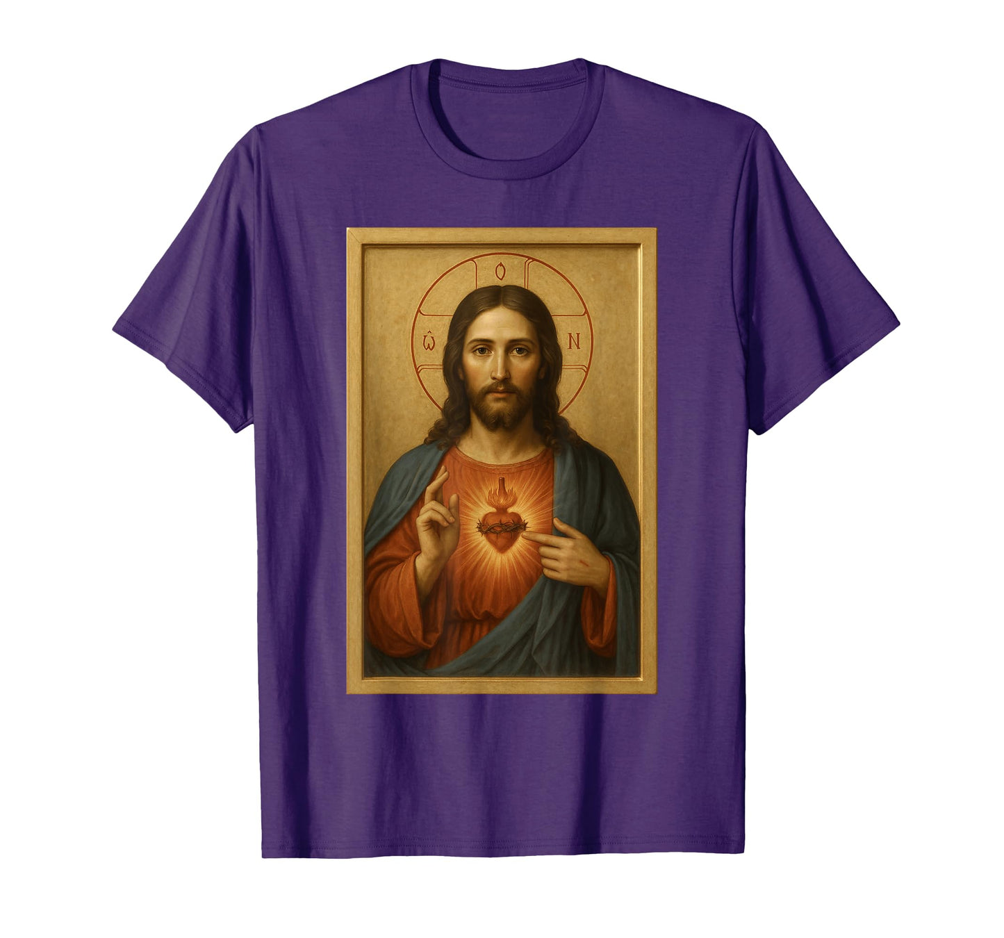 The Heart of Jesus Christ - Catholic Icon Sacred Heart T-Shirt