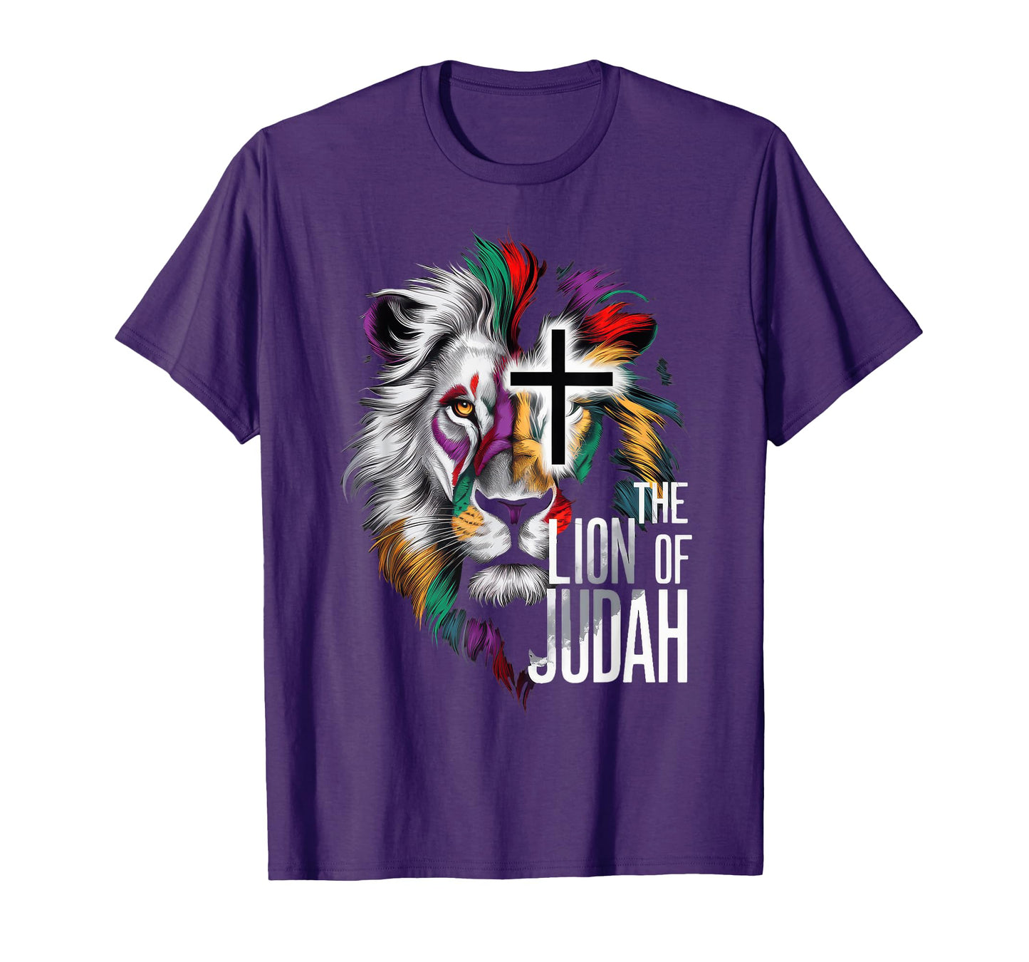 Jesus Lion of Judah Christian Faith for Men and Women T-Shirt