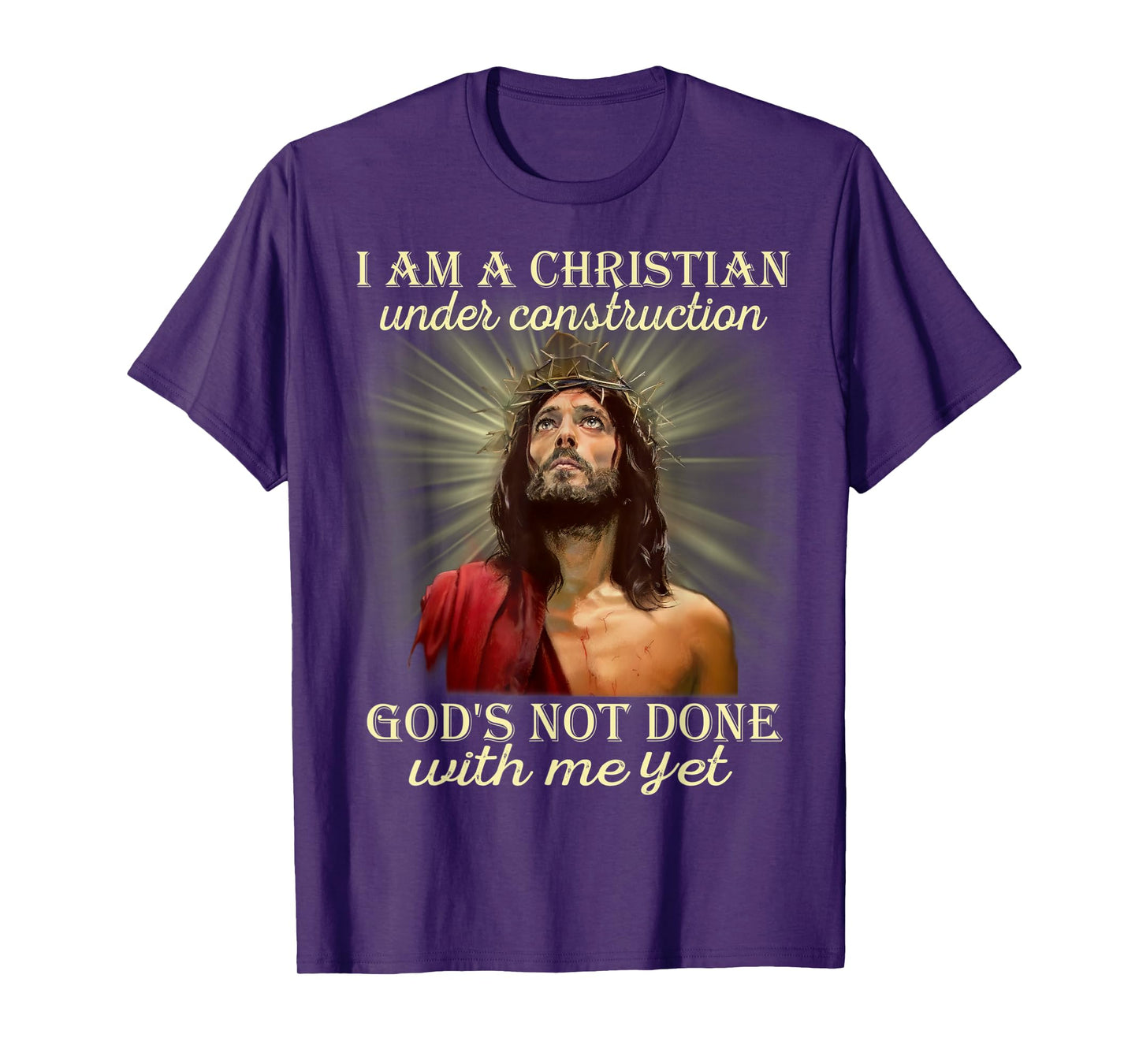 I Am A Christian Under Construction, Christian Costume T-Shirt