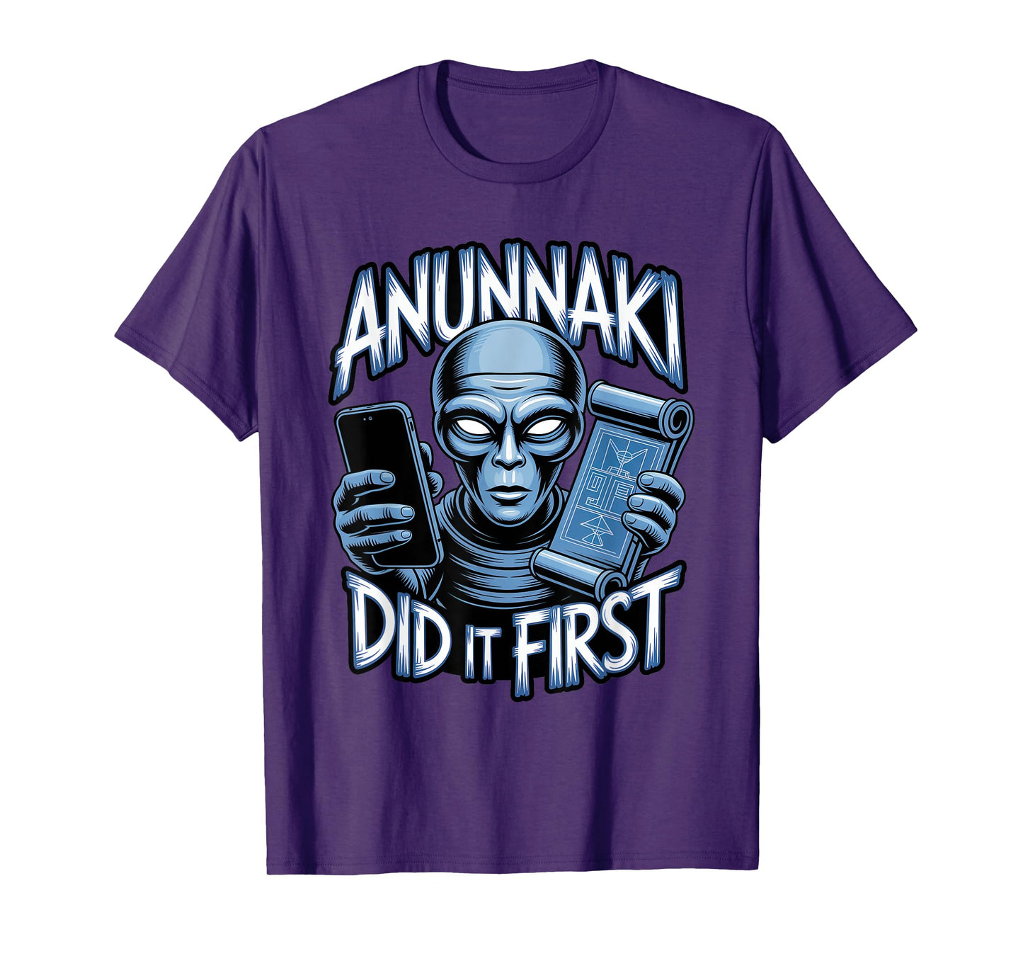 Anunnaki Did It First Enki Enlil Ancient Astronaut Race T-Shirt