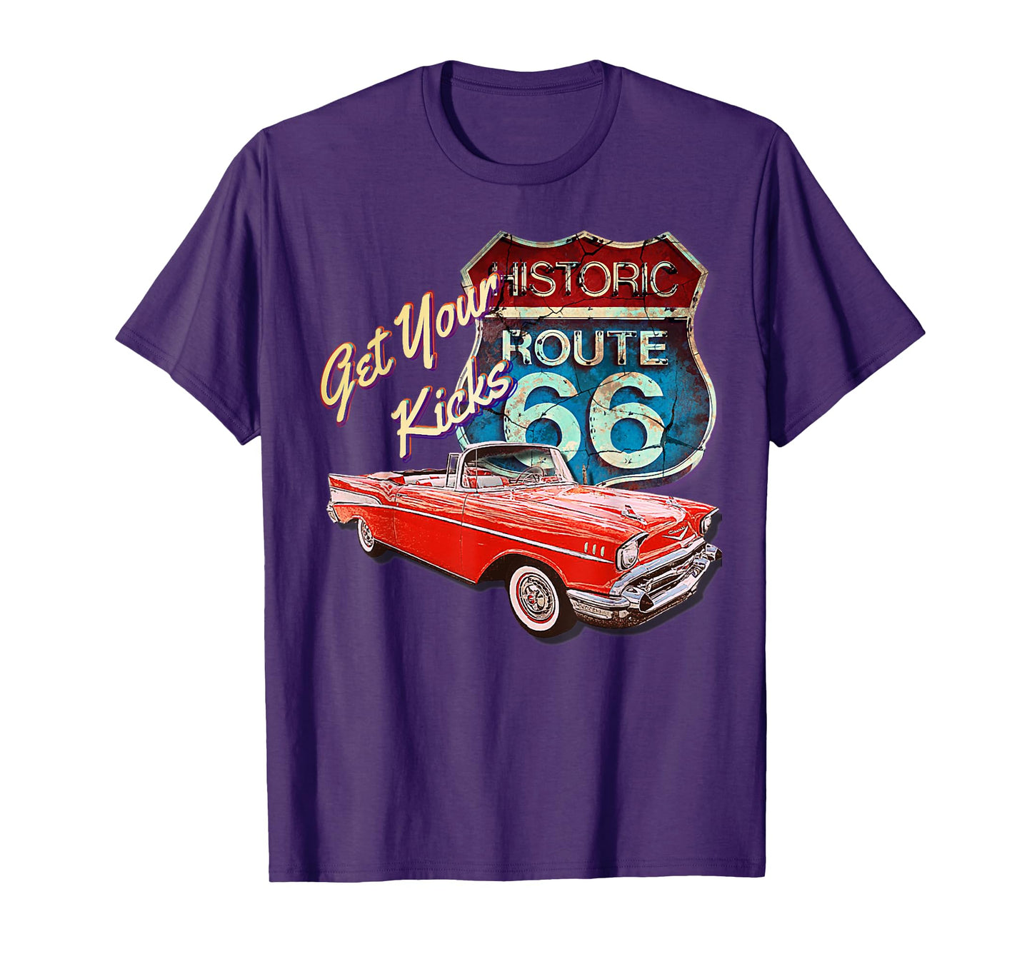 1957 57 chevys truck bel air vintage retro car street T-Shirt