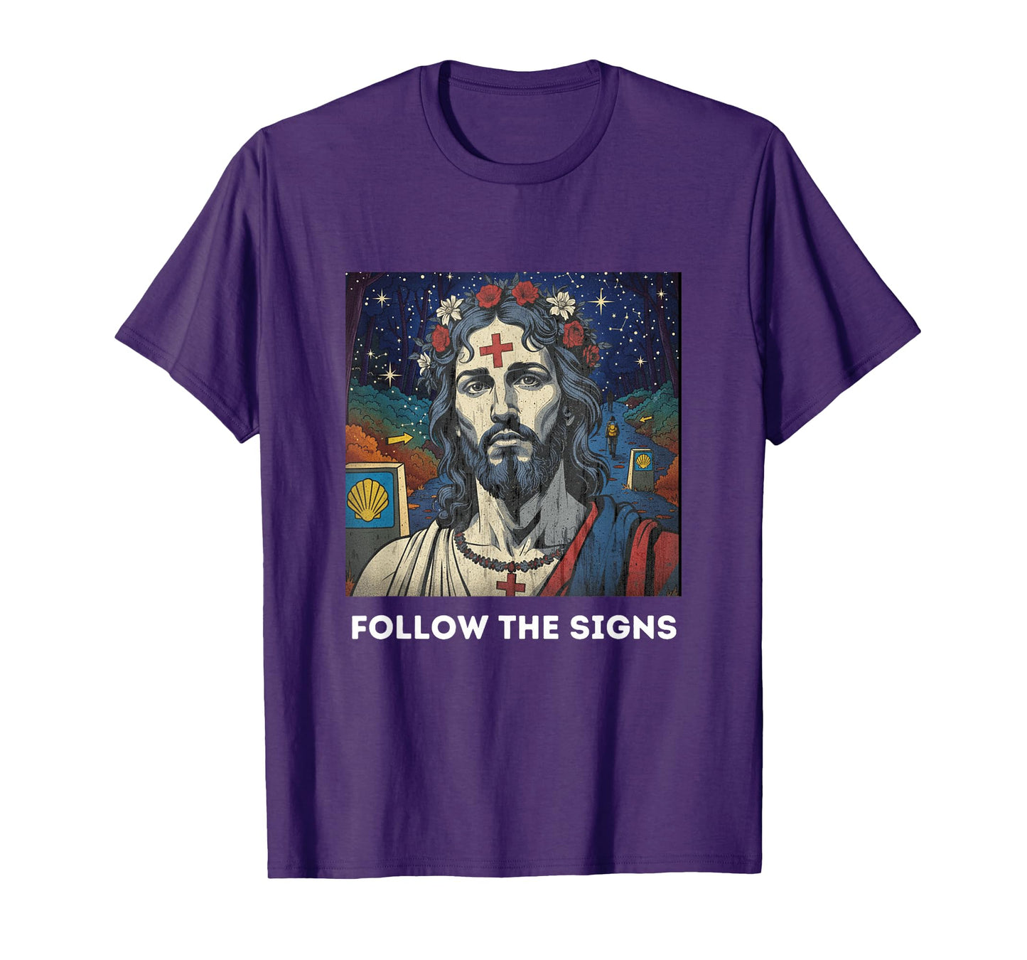 The Signs |The Camino de Santiago Jesus T-Shirt