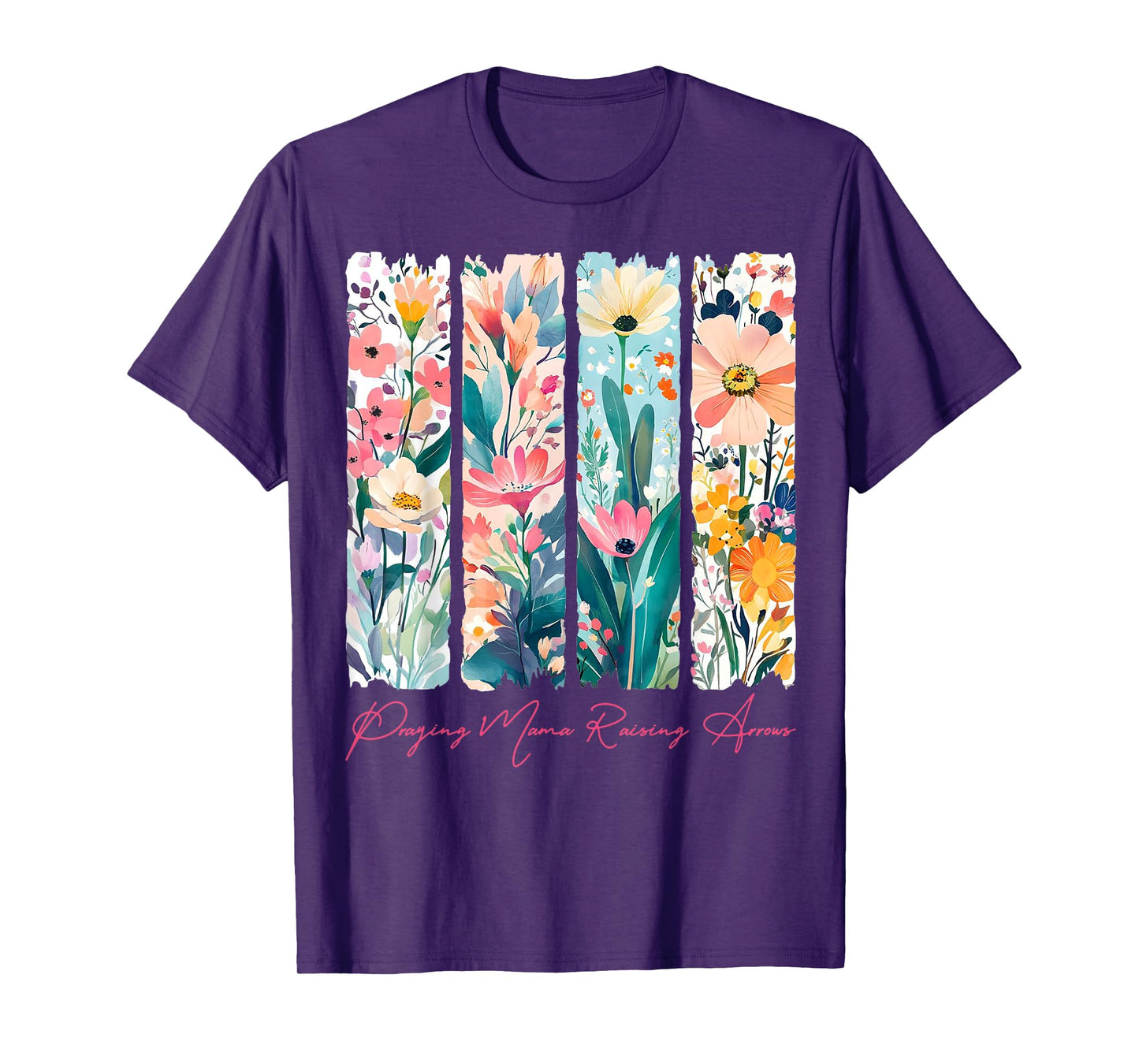 Praying Mama Raising Arrows Christian Mama Mother’s Day T-Shirt