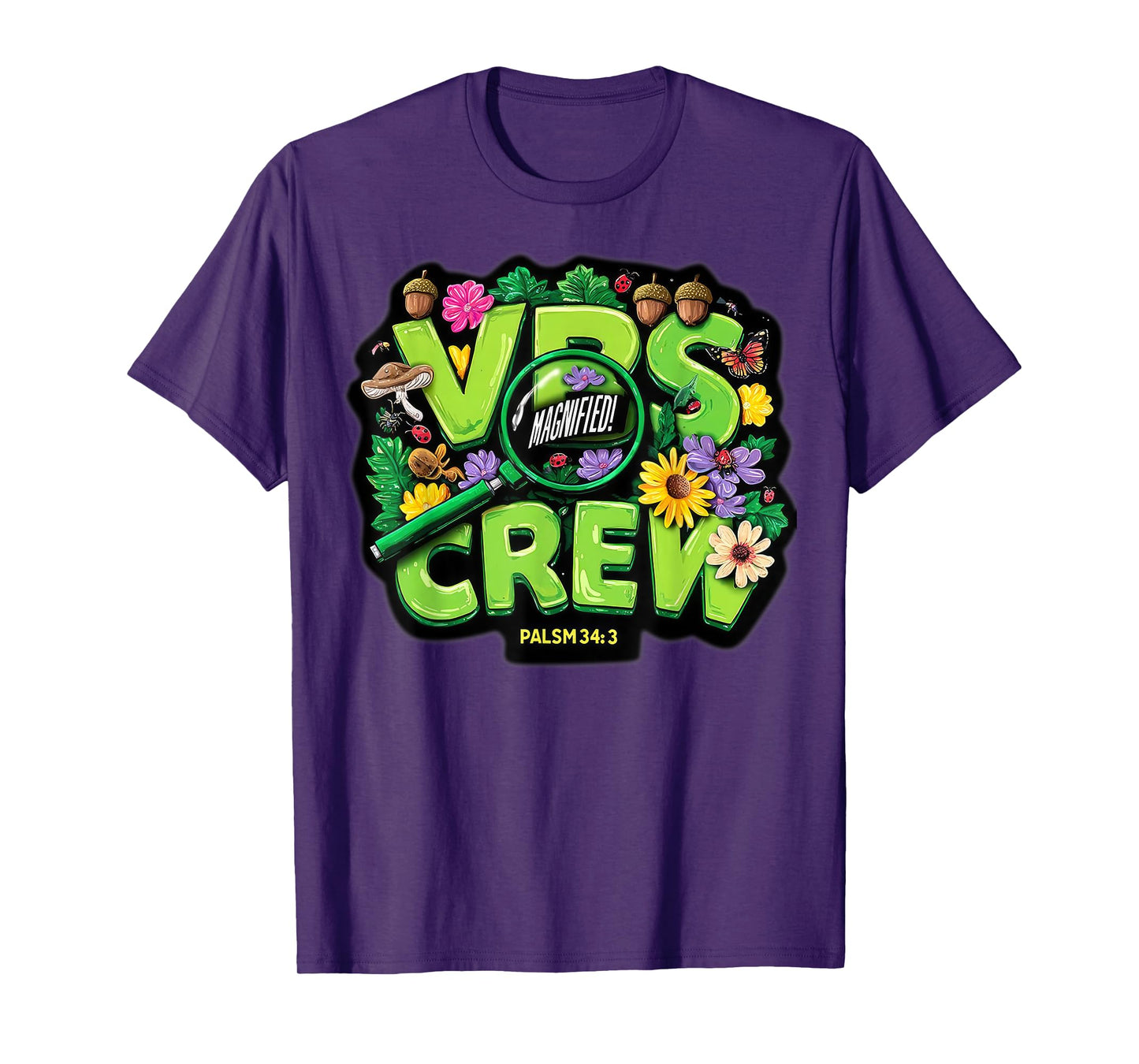 VBS Crew Magnified VBS 2025 Smallest Insects Christian T-Shirt