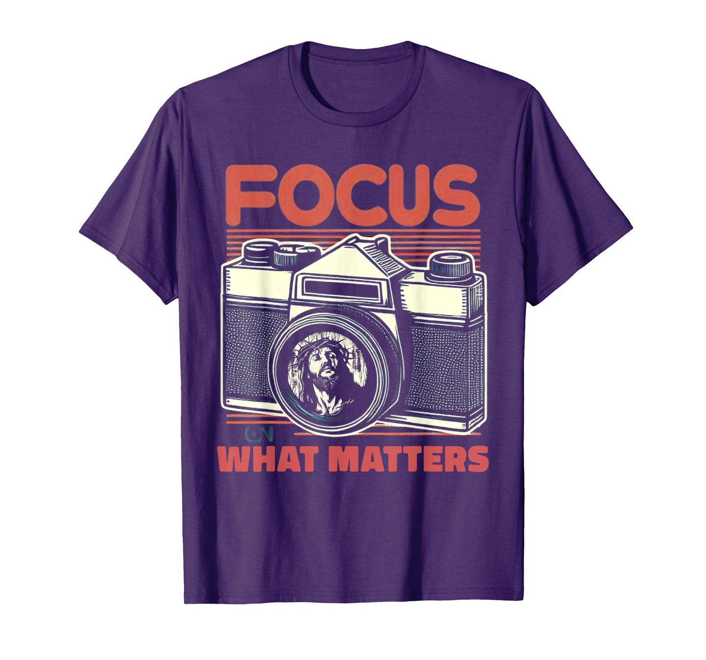 Photography Men Women Focus On What Matters Jesus Christian T-Shirt