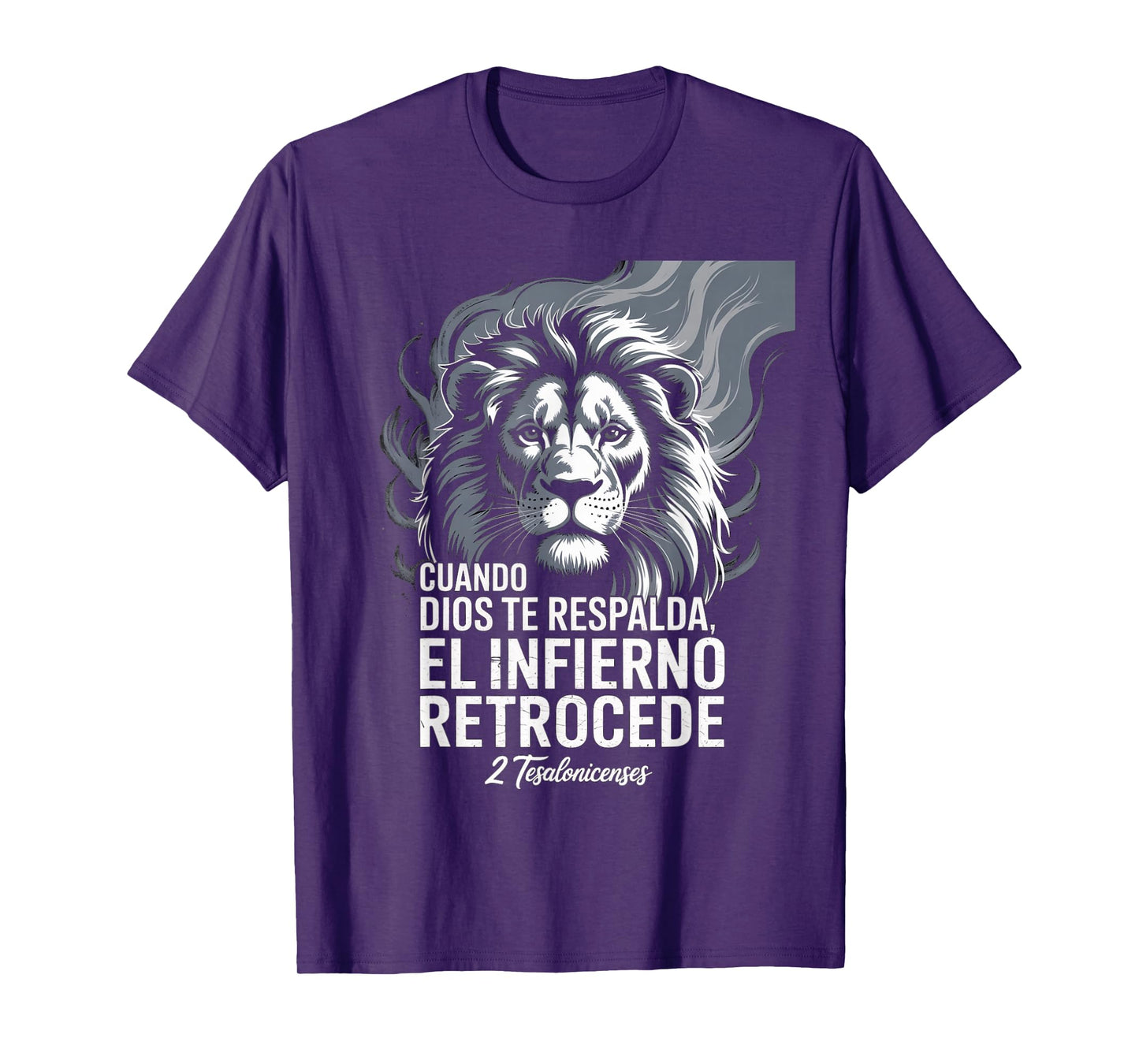 Cuando Dios Te Respalda el Infierno Retrocede – Verse T-Shirt