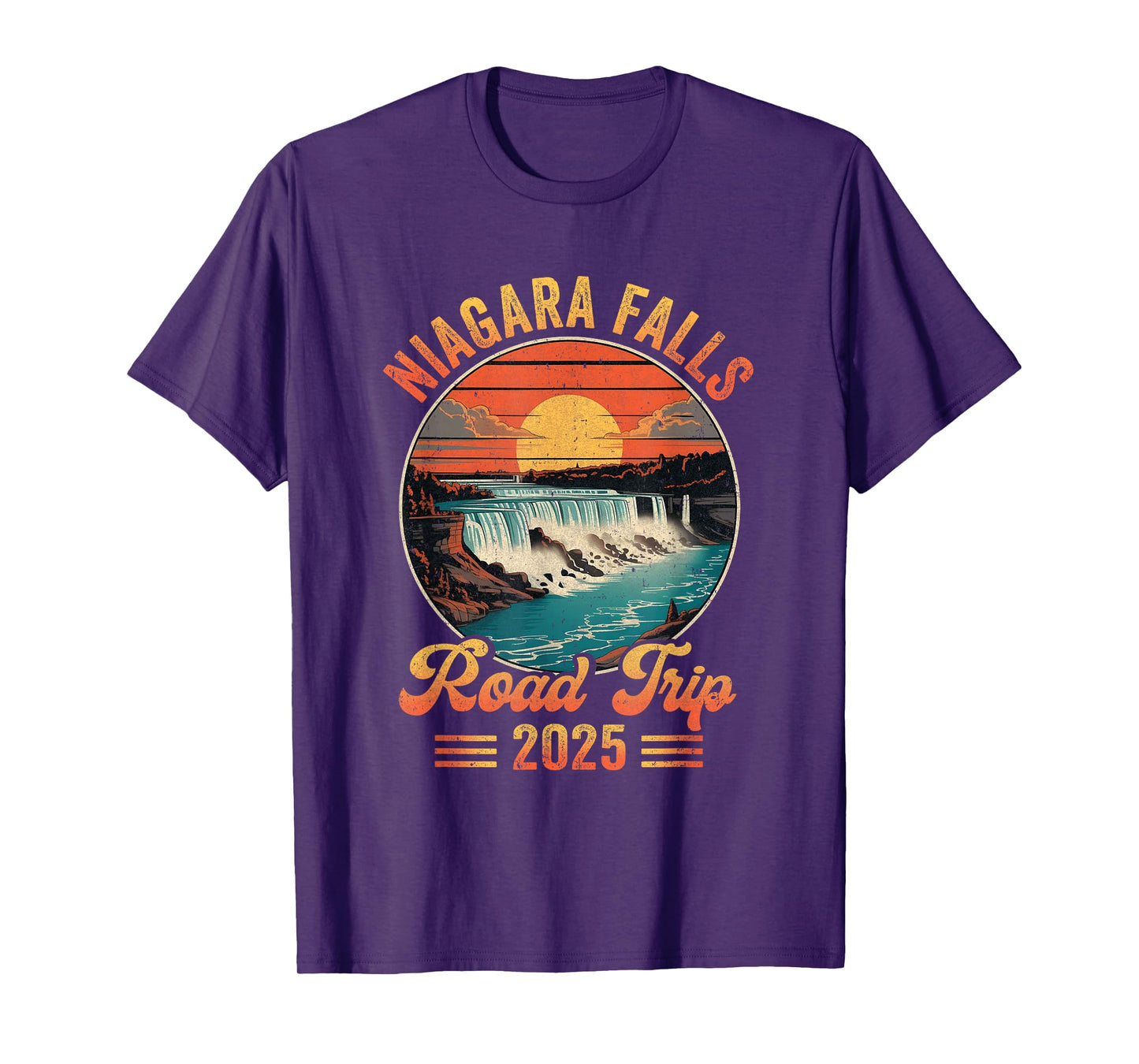 Niagara Falls Road Trip 2025 Summer Vacation Family Matching T-Shirt