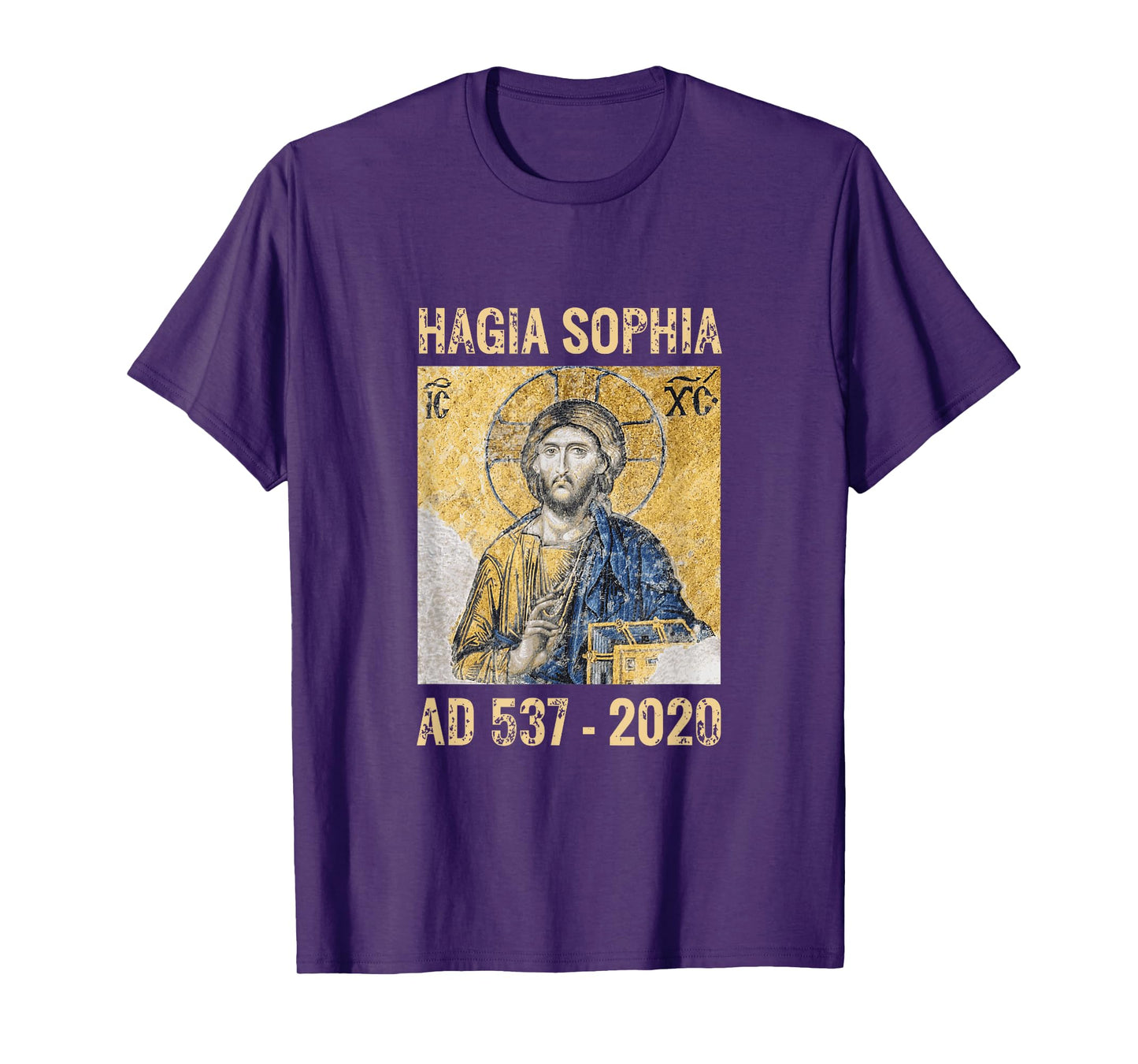 Jesus Christ Pantocrator in Hagia Sophia Constantinople 2020 T-Shirt