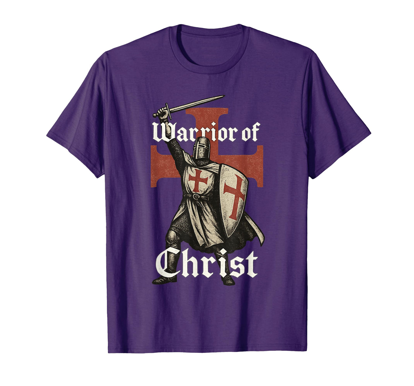 Warrior of Christ - Catholic Crusader Templar T-Shirt