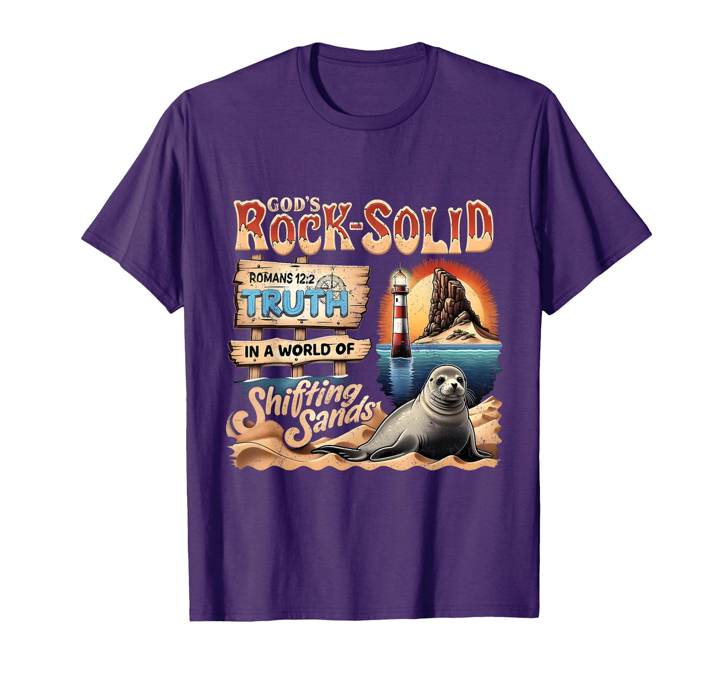 God's Rock Solid Truth Shifting Sands VBS 2025 T-Shirt