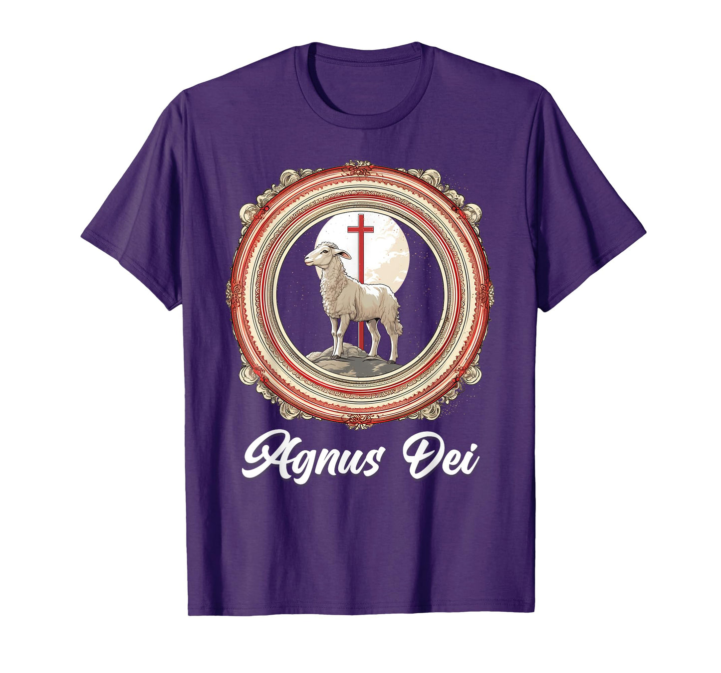 Agnus Dei Sanctus Traditional Latin Mass Catholic T-Shirt