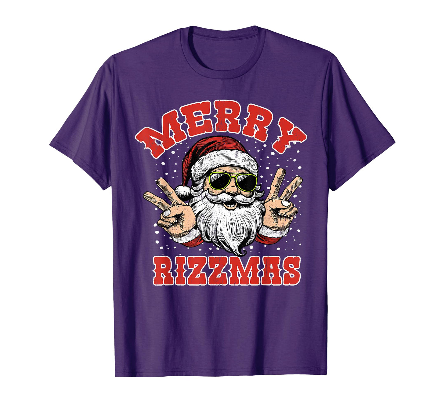 Merry Rizzmas Rizz Christmas Santa Claus Xmas Costume Funny T-Shirt