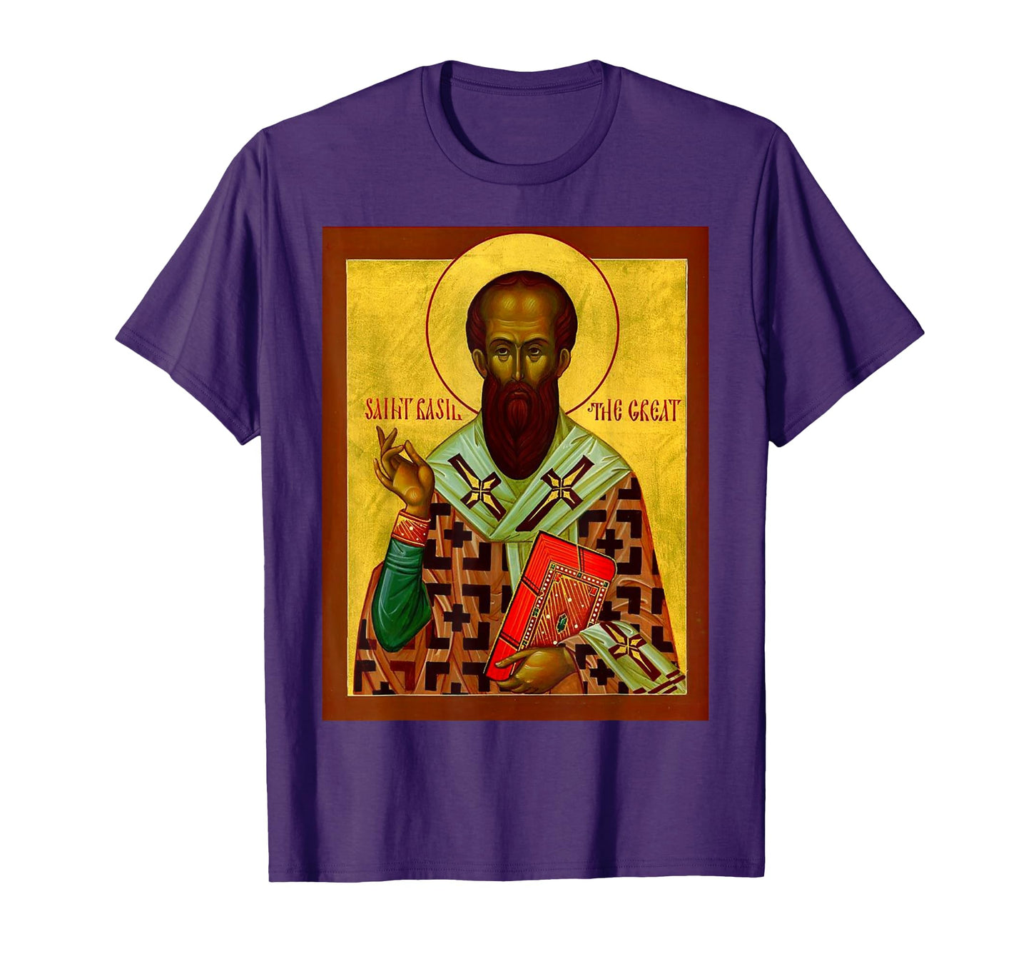 St. Basil the Great Eastern Orthodox Byzantine Art Easter T-Shirt