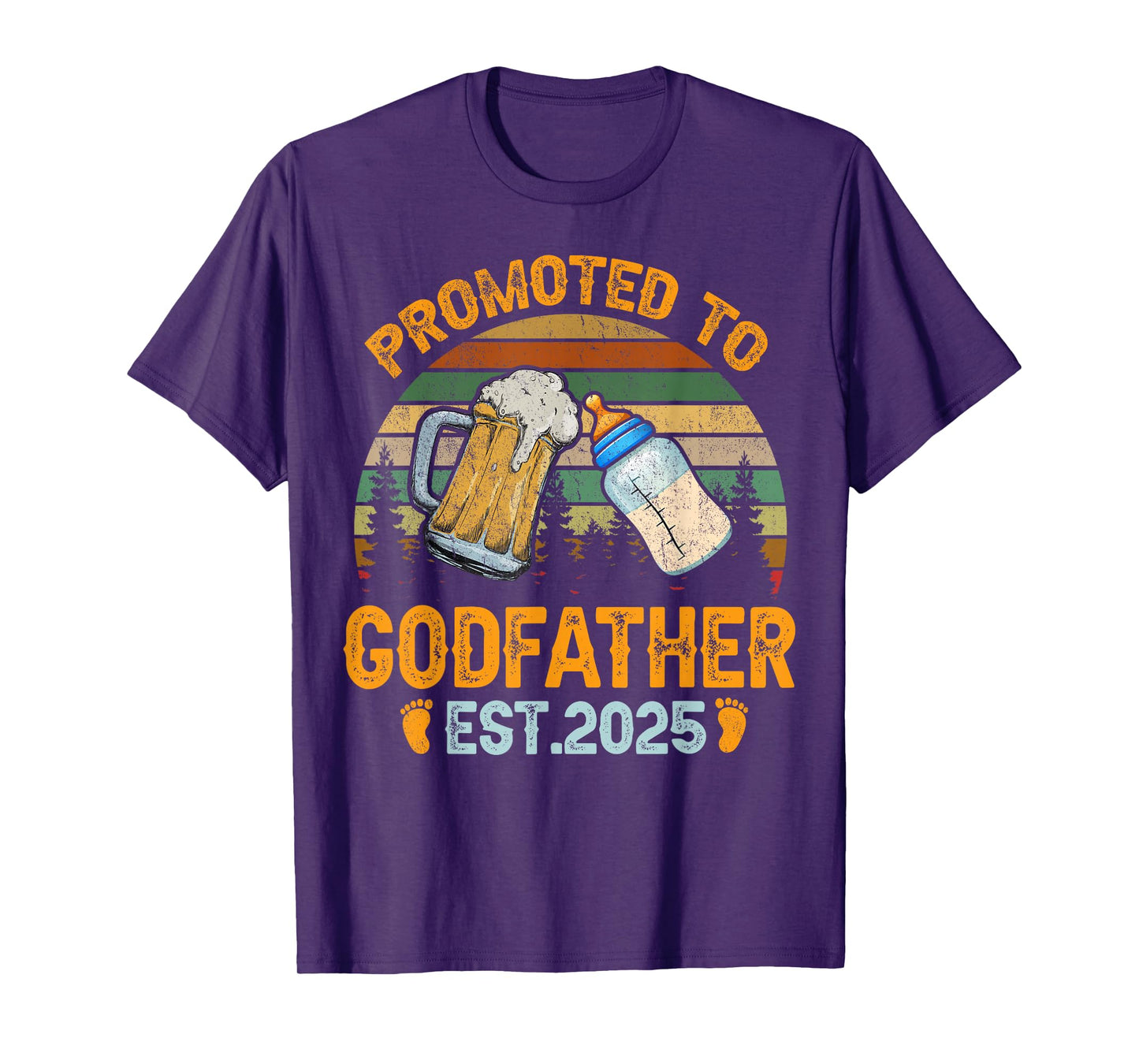 Promoted to Godfather 2025 Funny Shirt for new Godfather T-Shirt